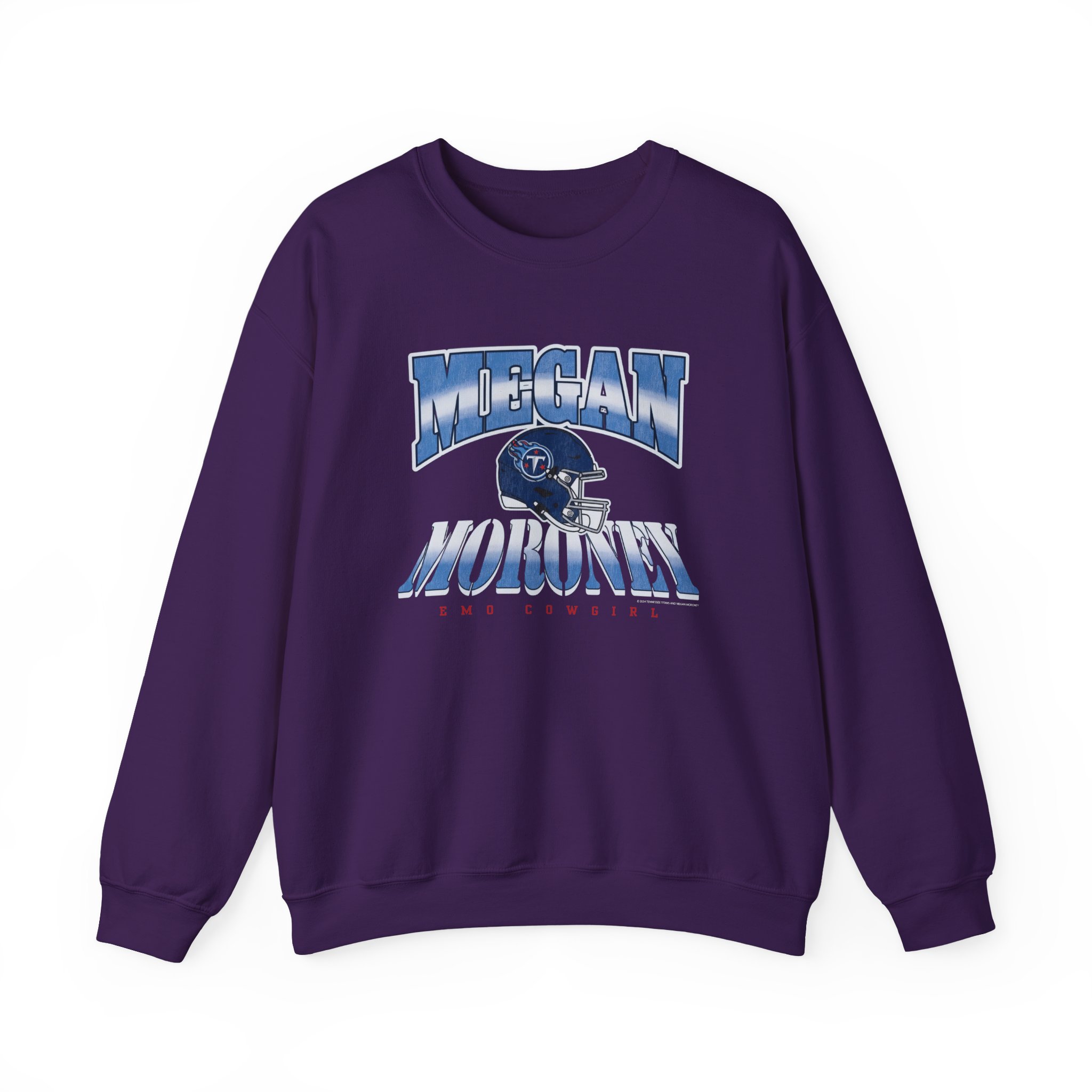 Megan Moroney Titans Helmet Unisex Heavy Blend™ Crewneck Sweatshirt - Image 9