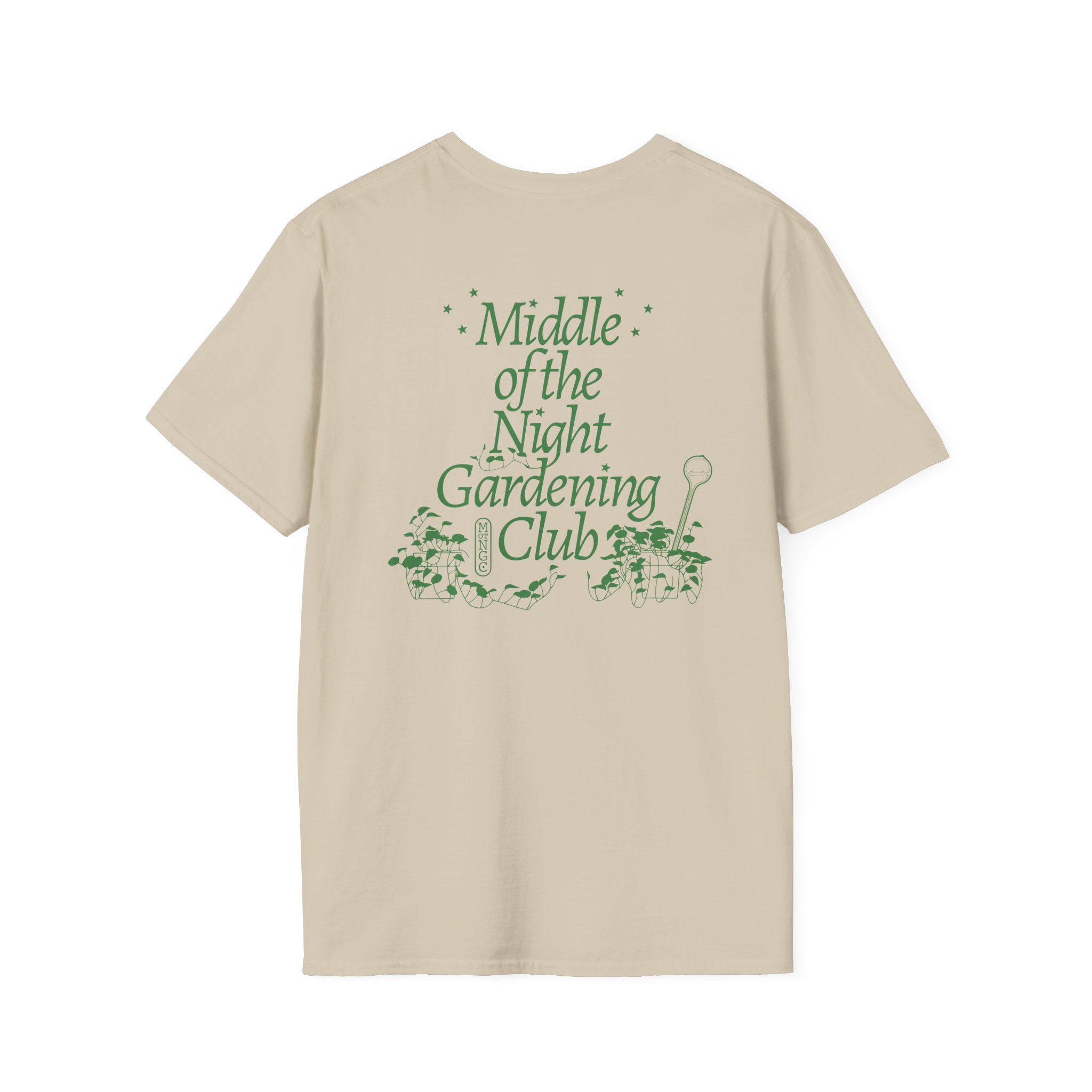 Dropout Middle of the Night Gardening Club Unisex Softstyle T-shirt - Image 6