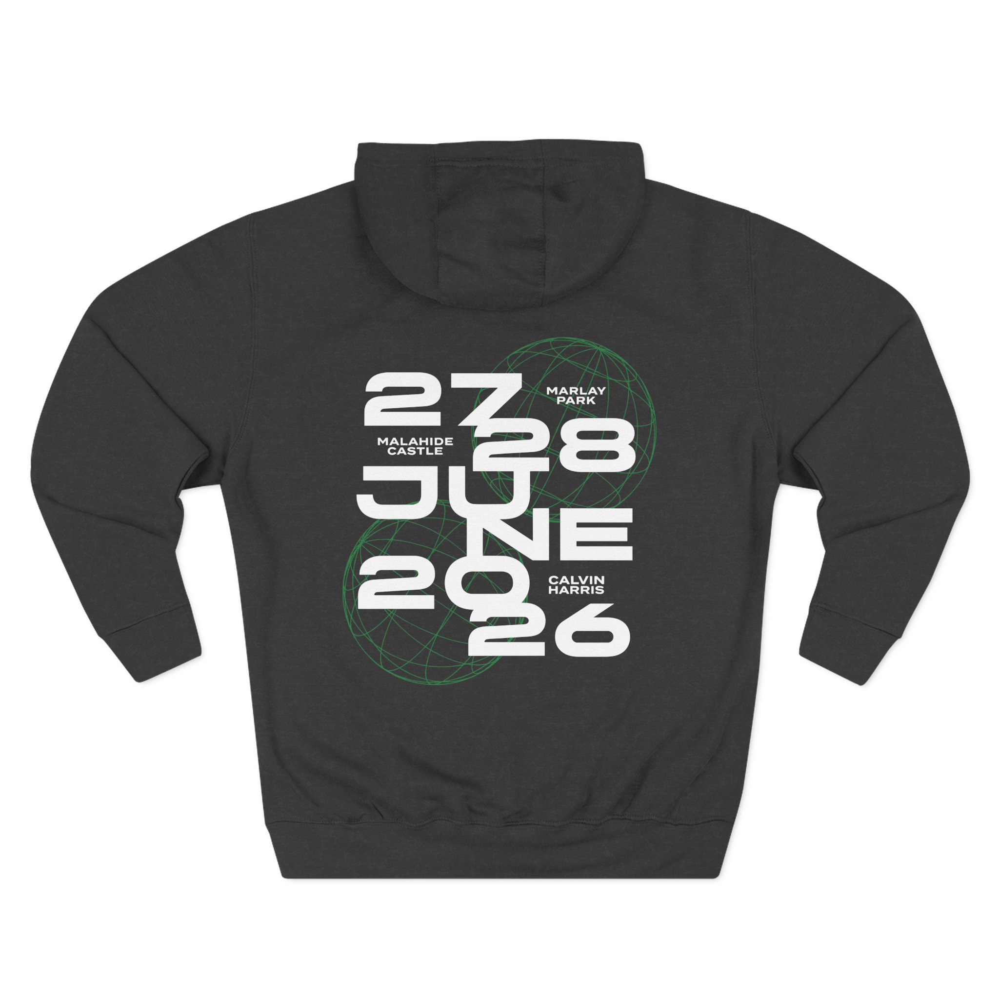 Calvin Harris Wireframe Marlay Park Three-Panel Fleece Hoodie - Image 4