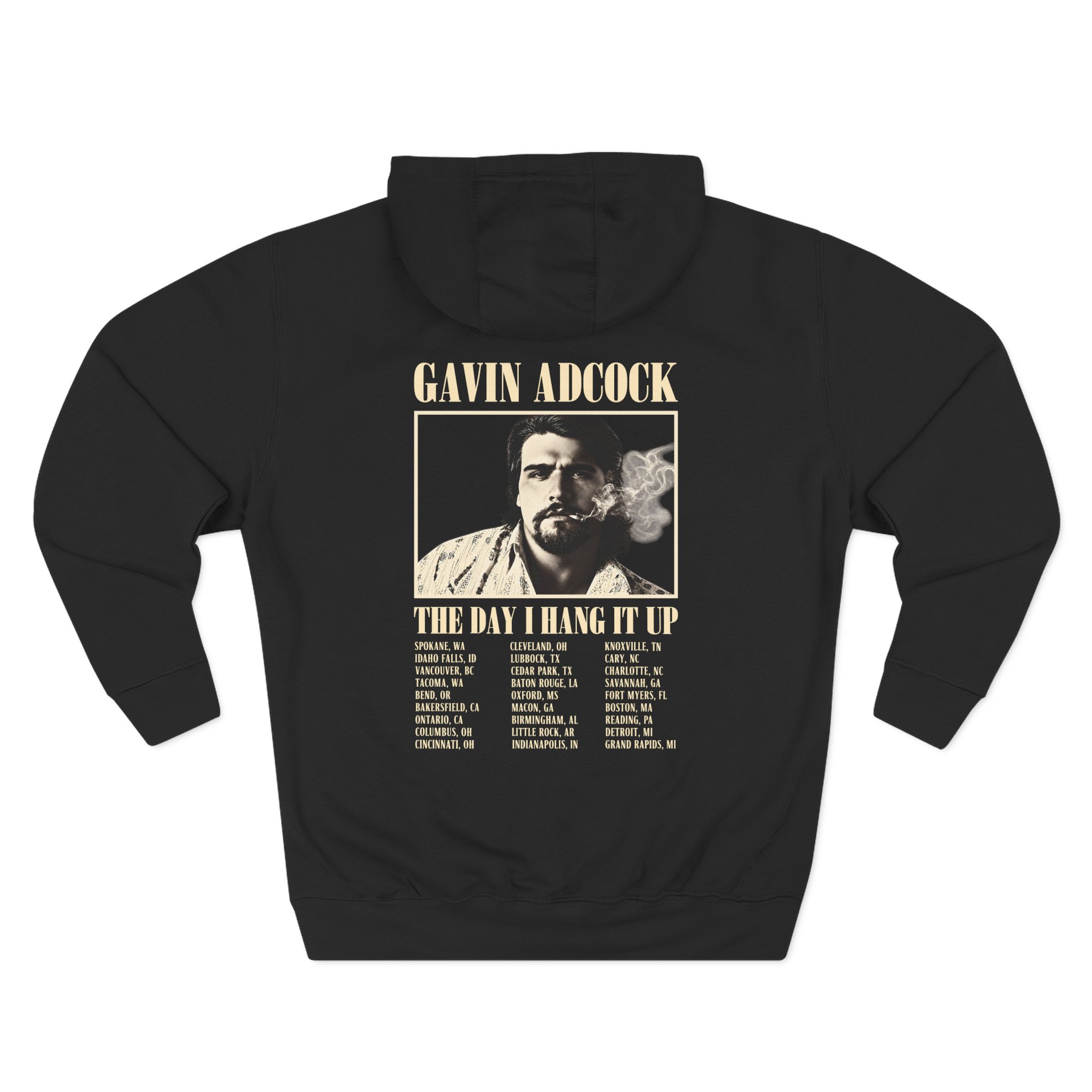 Gavin Adcock Hang It Up Tour Three-Panel Fleece Hoodie - Image 2