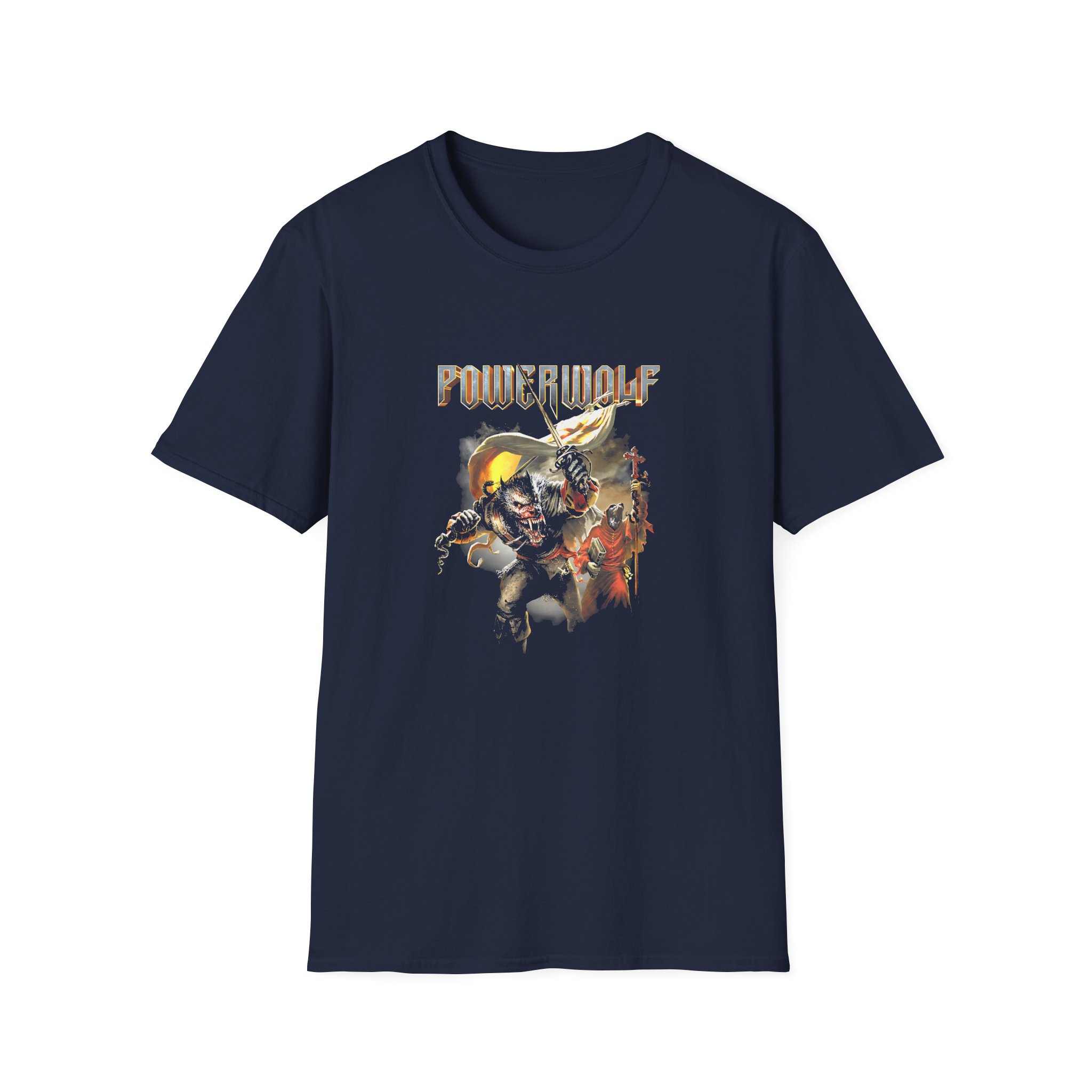 Powerwolf Sinners of the Seven Seas Unisex Softstyle T-Shirt - Image 5