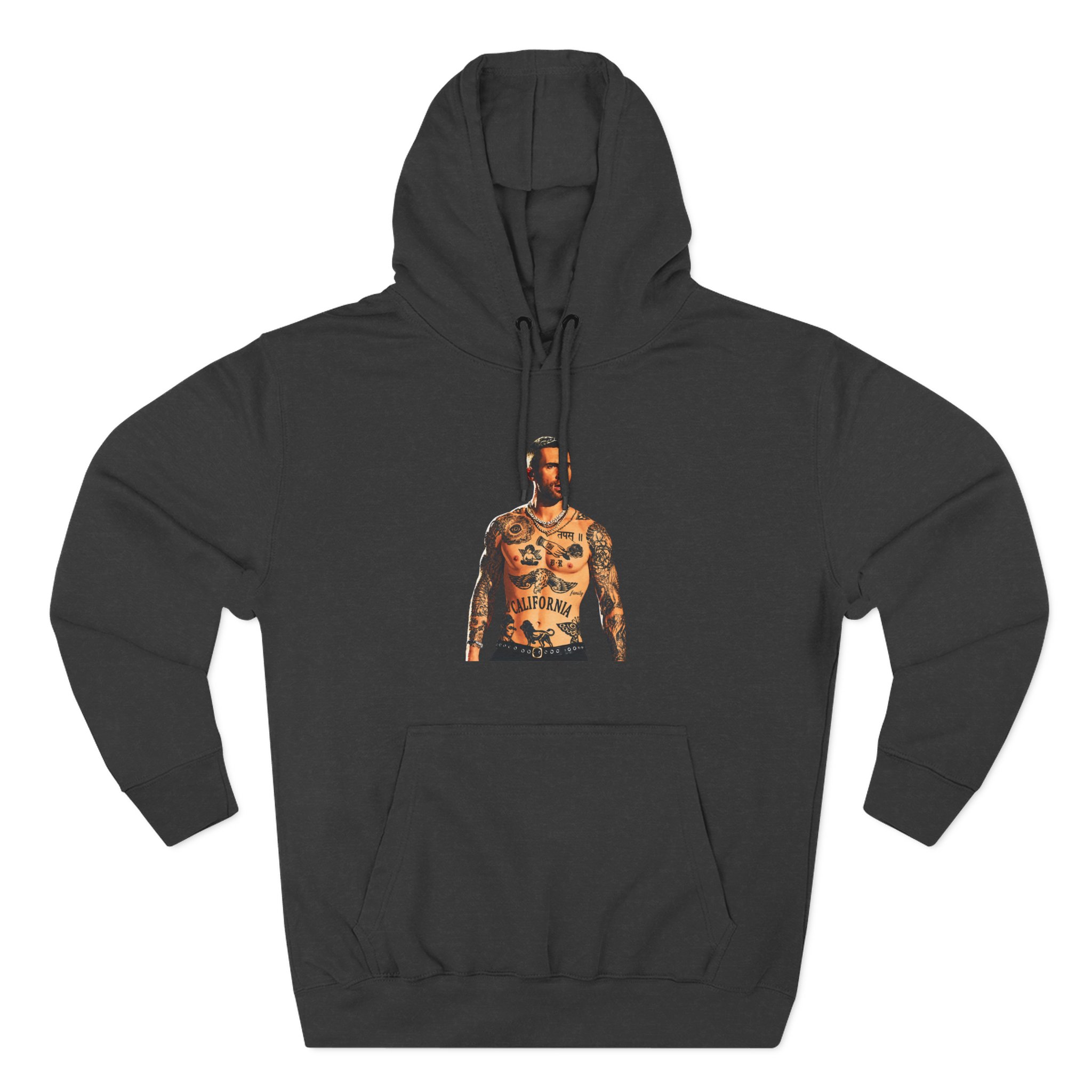 Adam Levine Three-Panel Fleece Hoodie