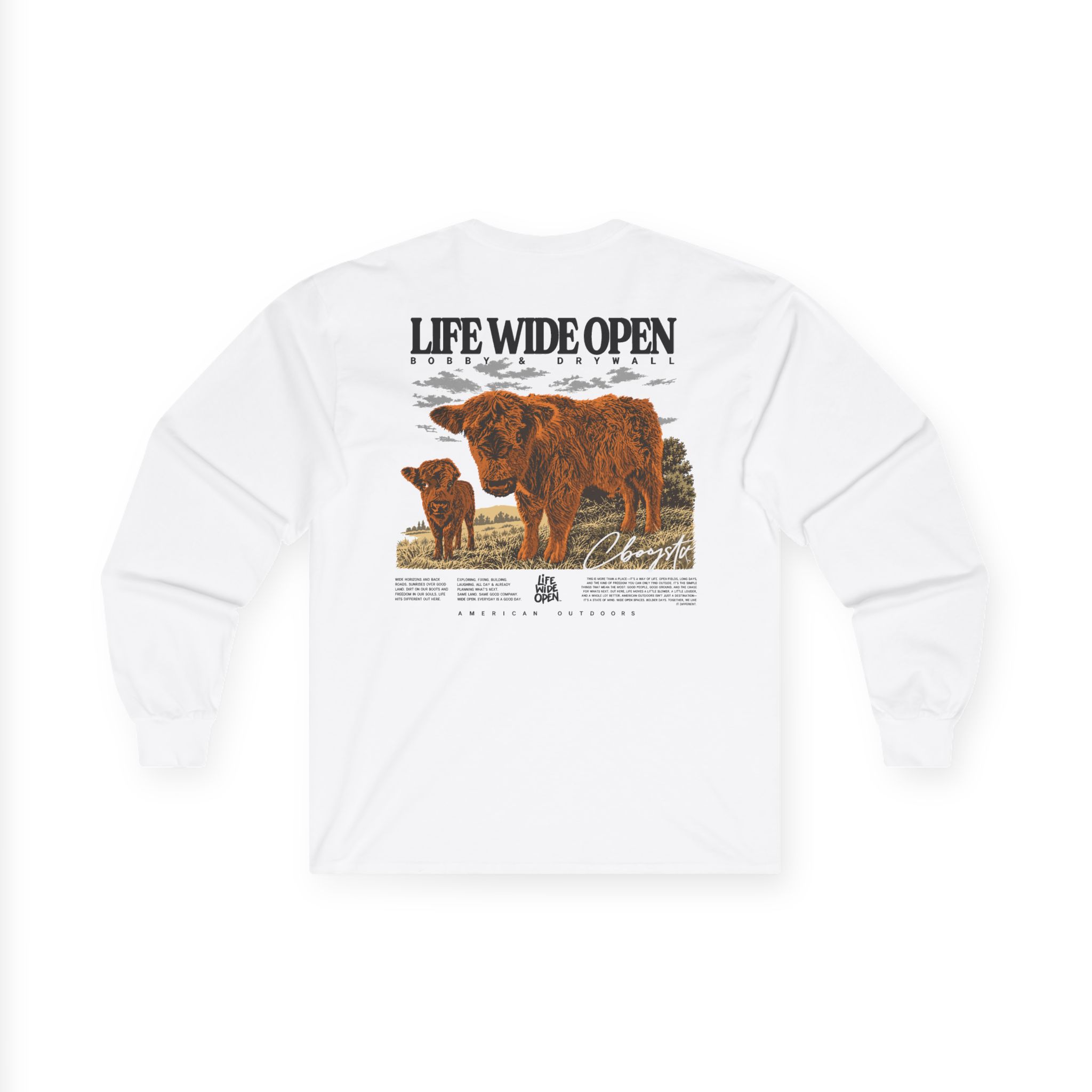 Cboystv Bobby Drywall Unisex Ultra Cotton Long Sleeve Tee - Image 2
