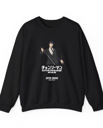 Chainsaw Man X Dim Mak Aki Unisex Heavy Blend™ Crewneck Sweatshirt