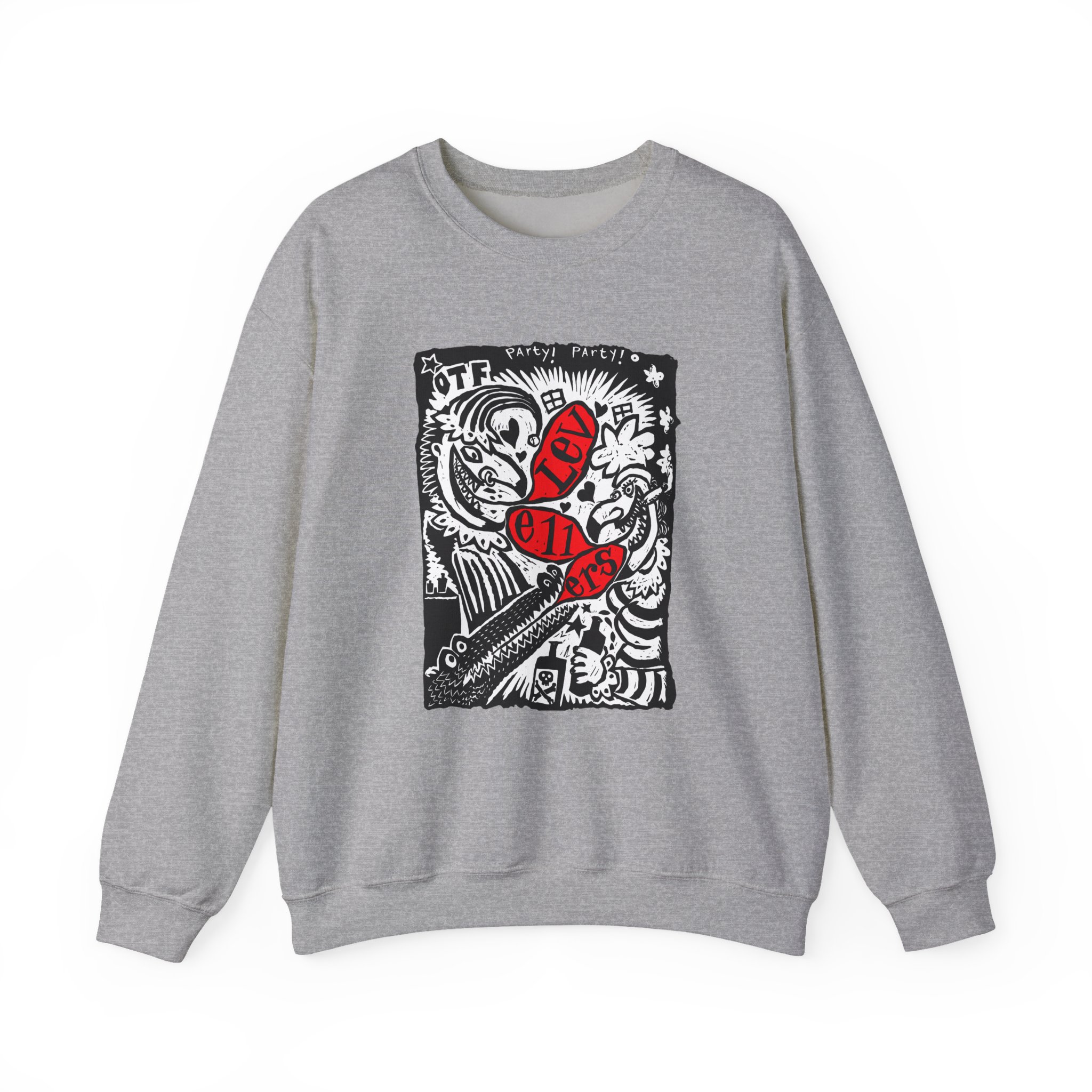 Levellers Party Party Unisex Heavy Blend™ Crewneck Sweatshirt - Image 11