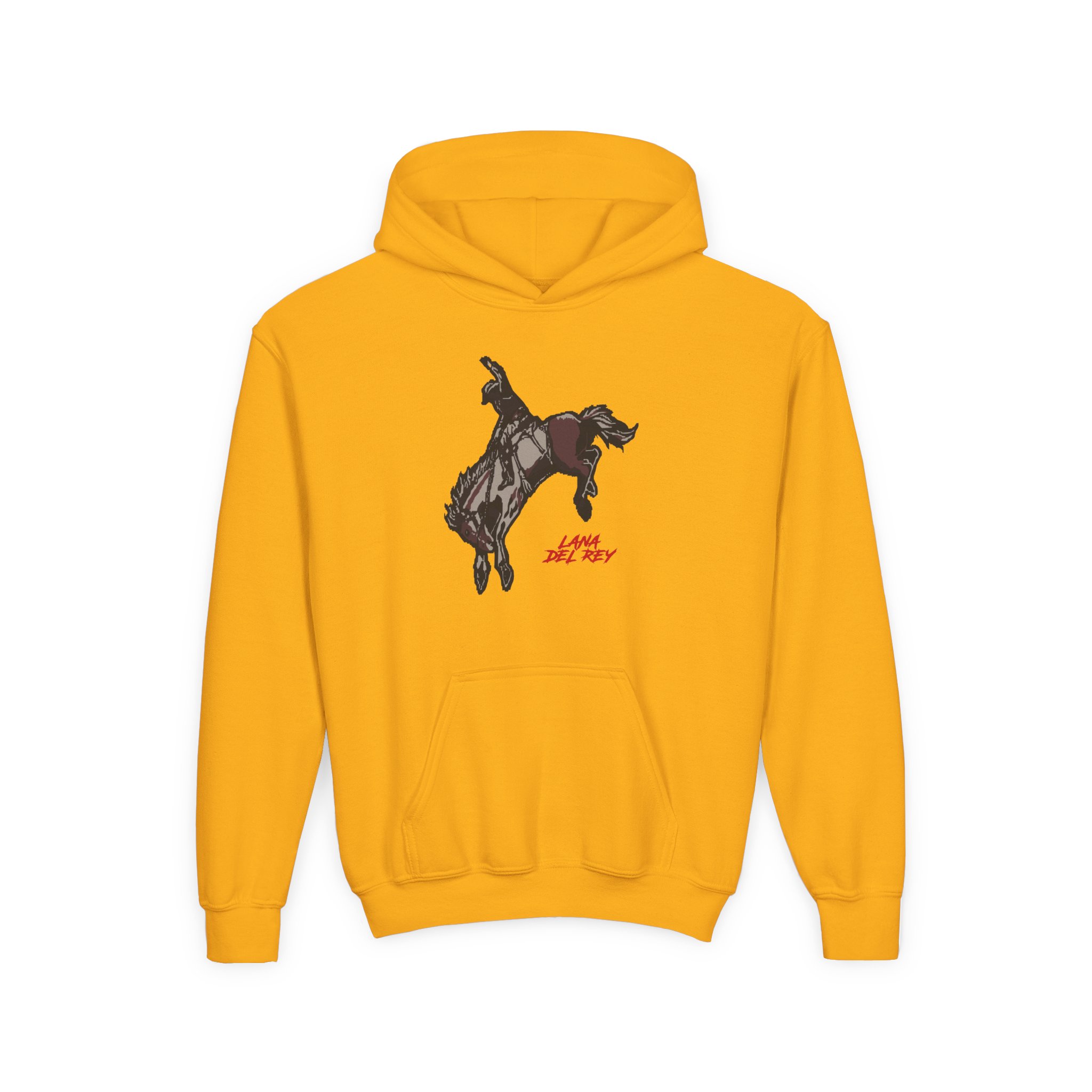 Lanadelrey Indio Knit Youth Heavy Blend Hooded Sweatshirt - Image 5