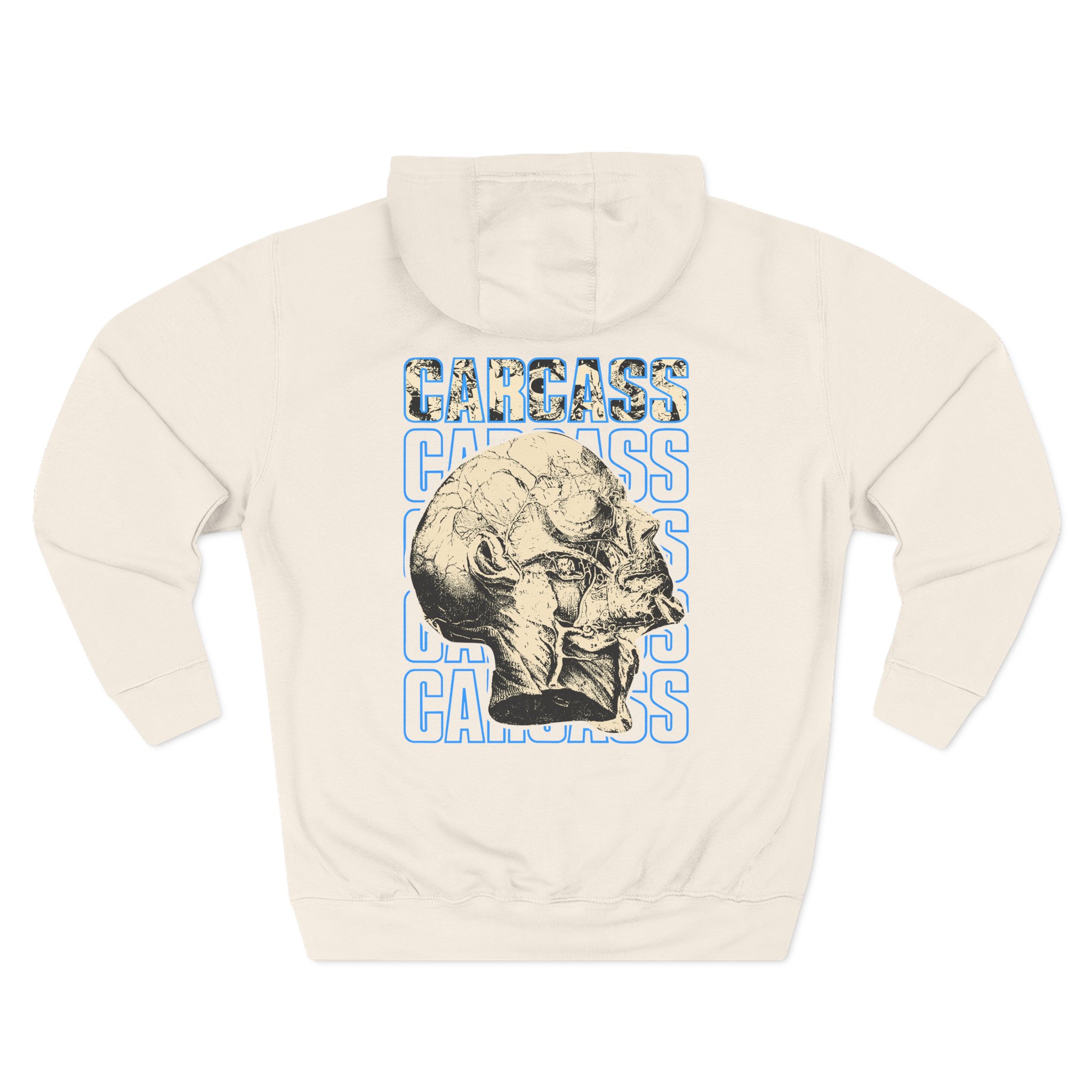 Carcass Head & Tools Three-Panel Fleece Hoodie - Image 8