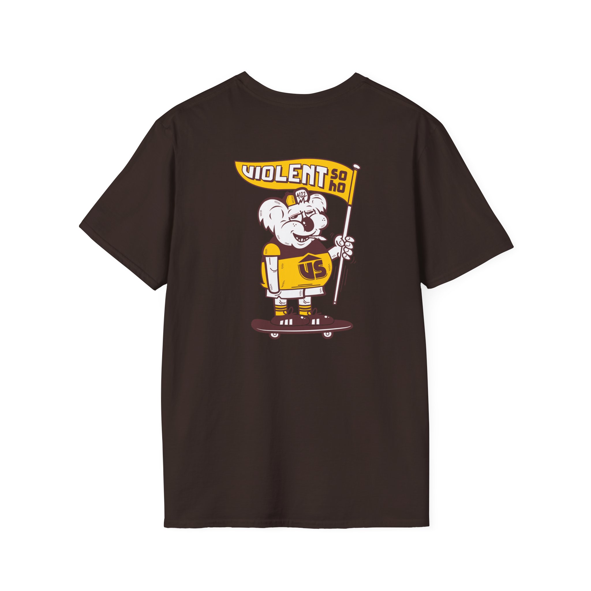 Violent Soho Brisbane Bears Unisex Softstyle T-Shirt - Image 12