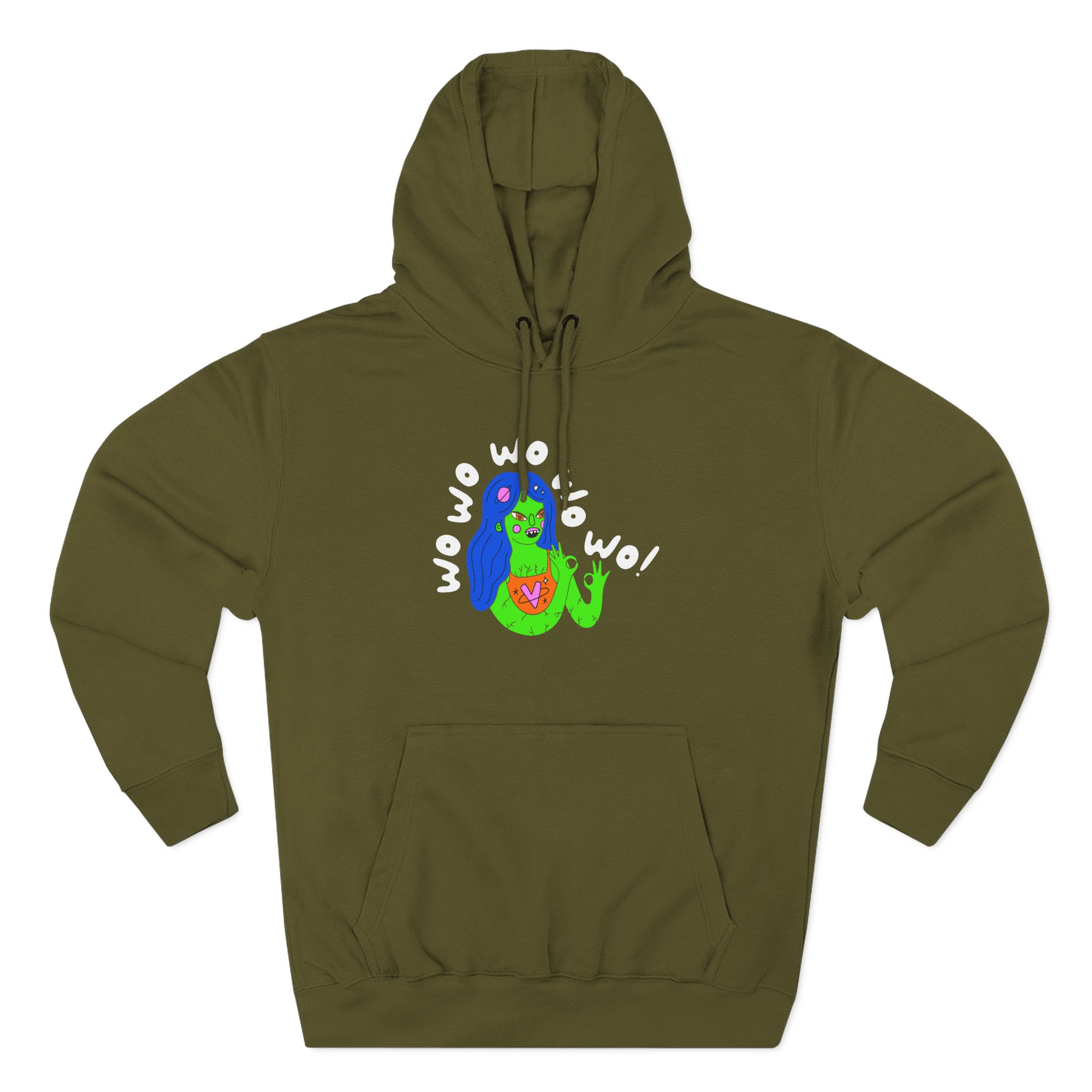 The Aquabats Martian Girl Three-Panel Fleece Hoodie - Image 5