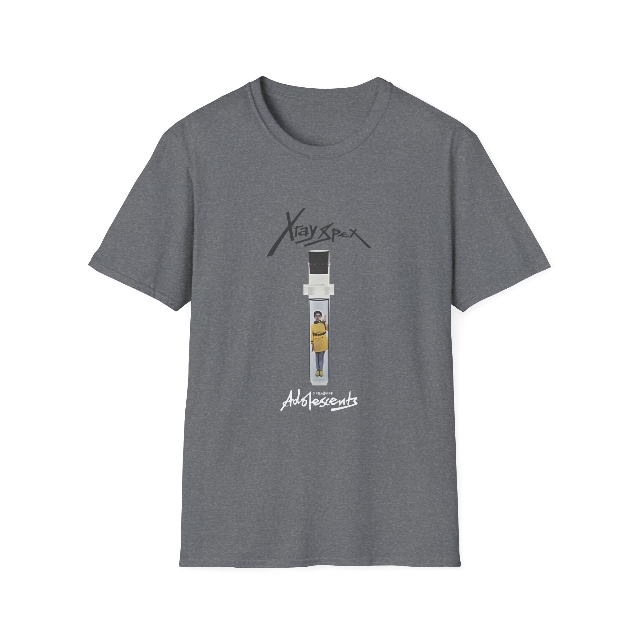 X-ray Spex Germ Free Single Tube Unisex Softstyle T-Shirt - Image 19