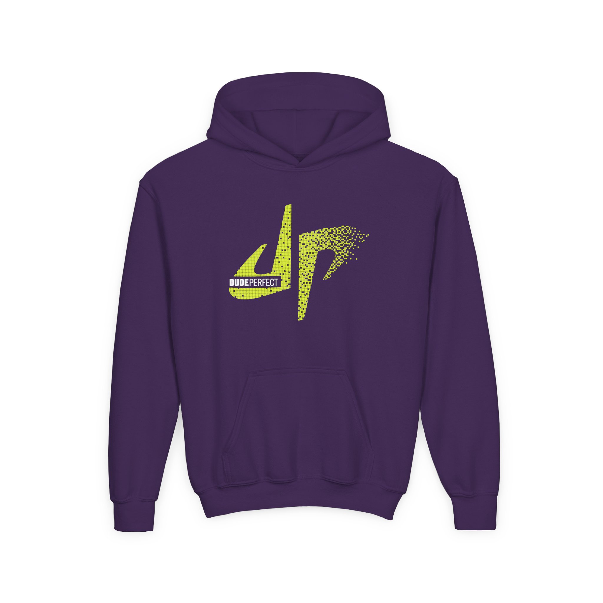 Dude Perfect Pixel Youth Heavy Blend Hooded Sweatshirt - Image 13
