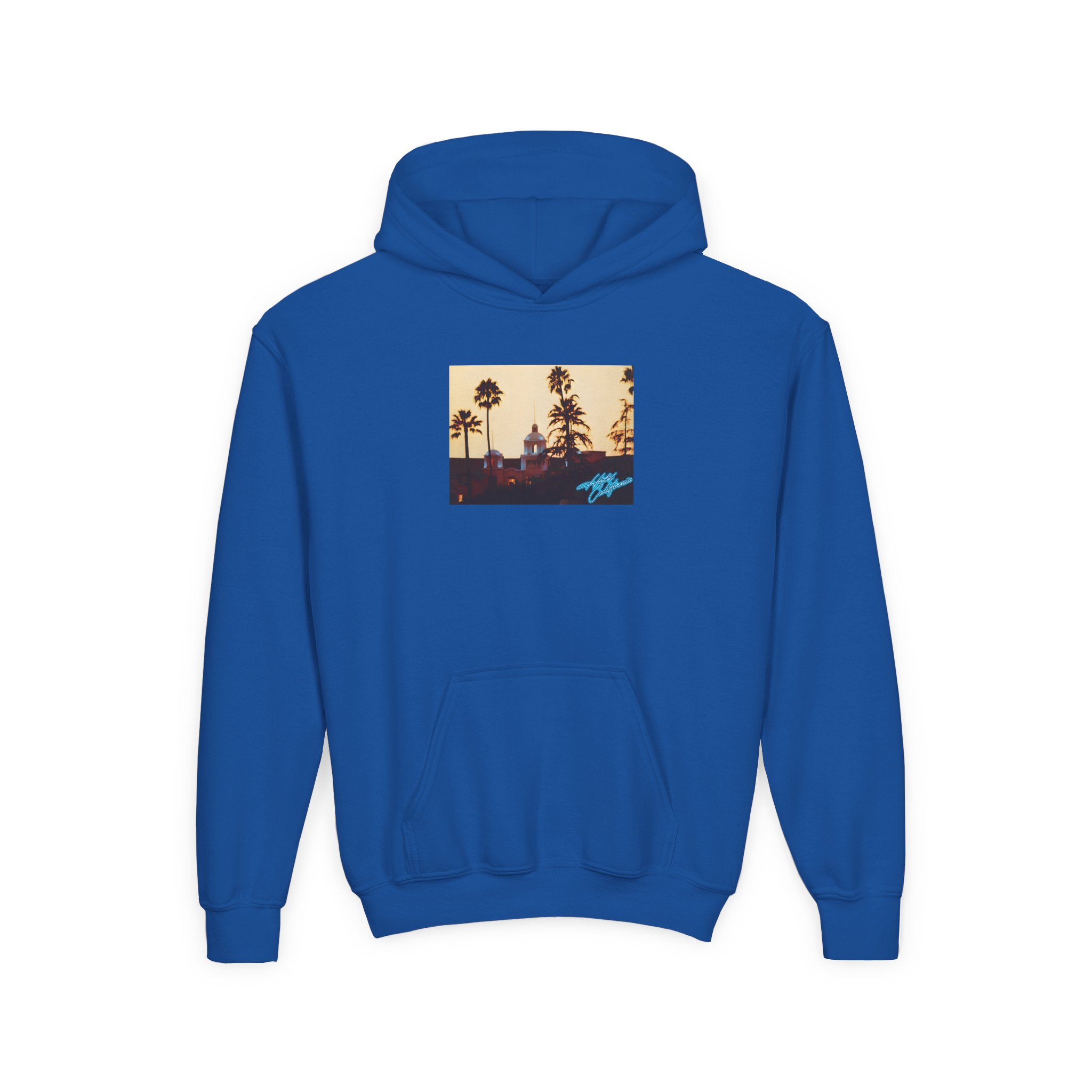 Youth The Eagles Hotel California Heavy Blend Hooded Sweatshirt - Image 17