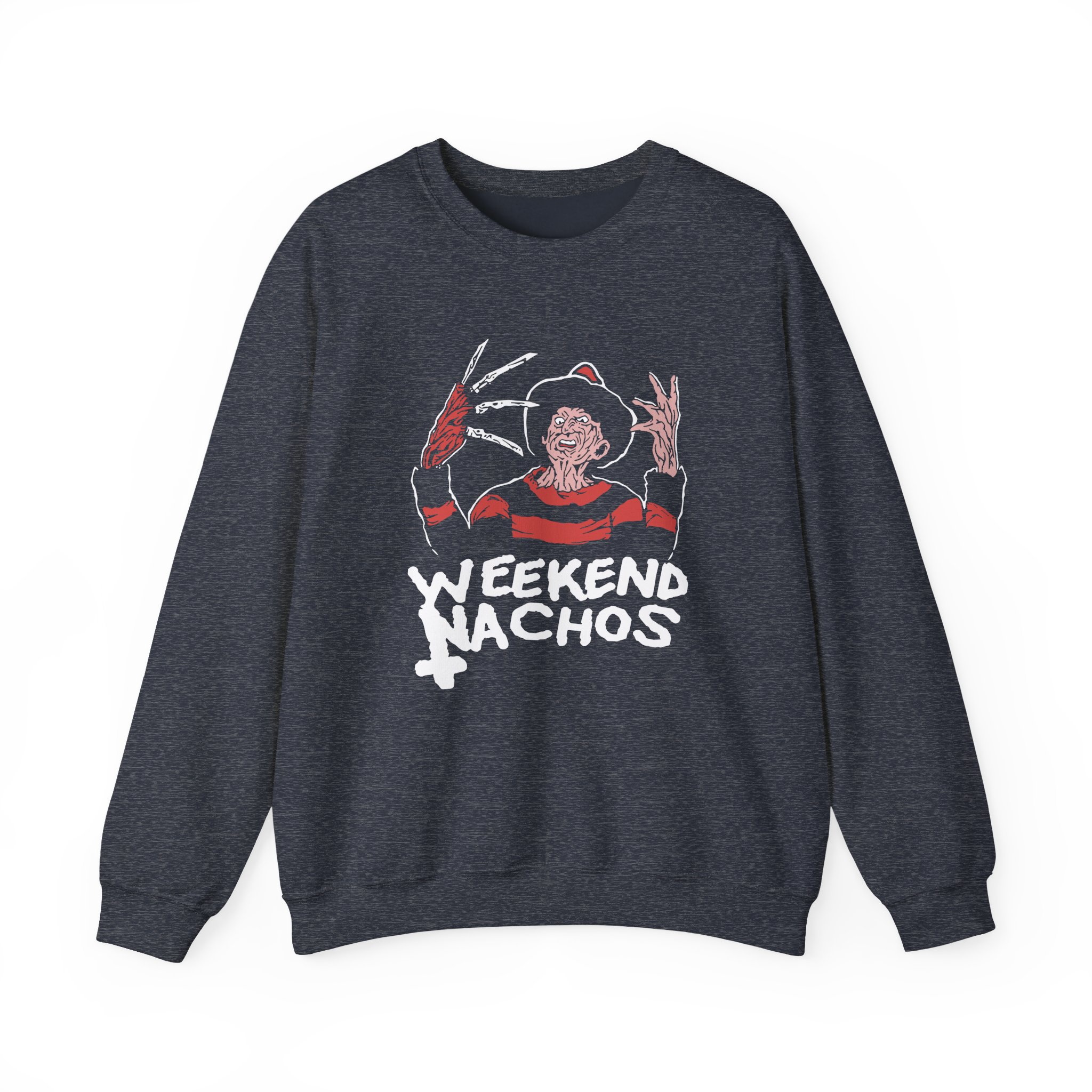 Weekend Nachos Freddy Unisex Heavy Blend™ Crewneck Sweatshirt - Image 5