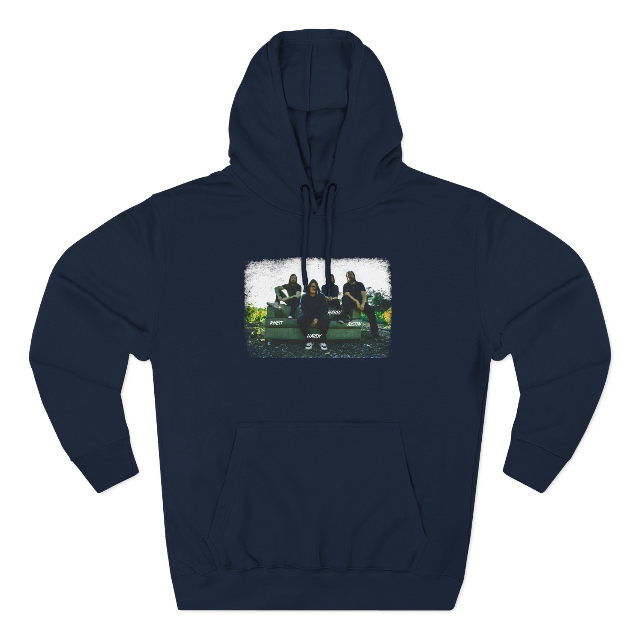 Hd Band Photo Three-Panel Fleece Hoodie - Image 7