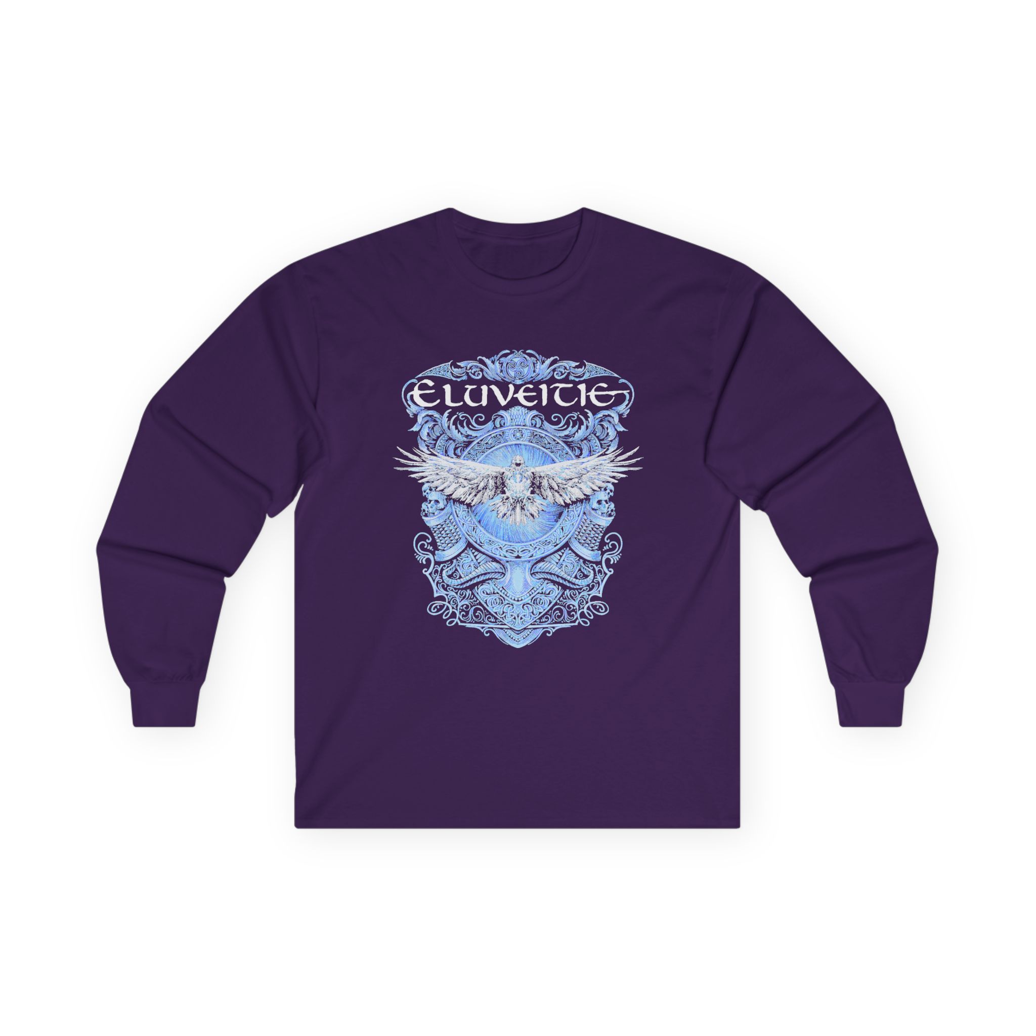 Eluveitie Dark Raven Unisex Ultra Cotton Long Sleeve Tee - Image 7