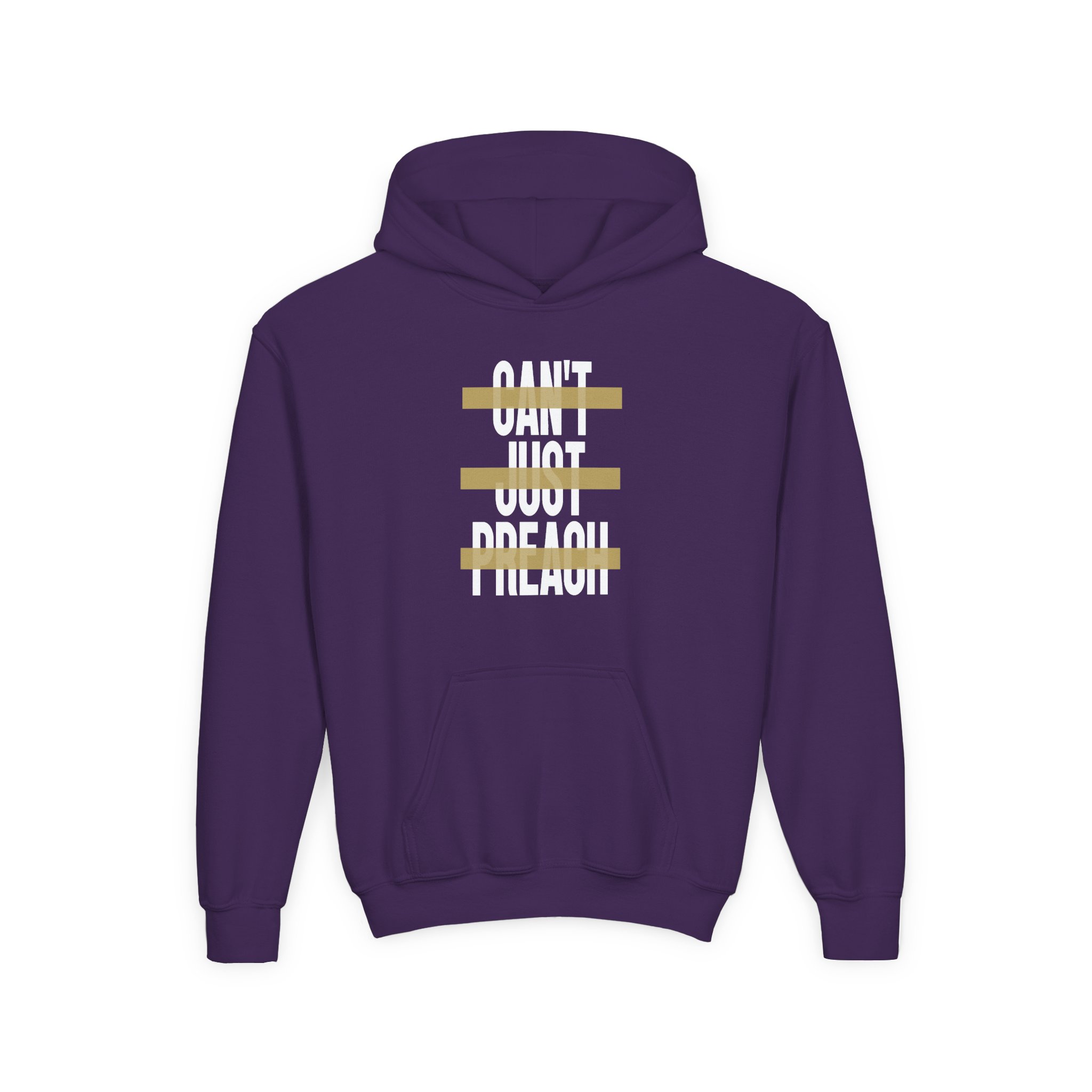 John Legend Can't Just Preach Youth Heavy Blend Hooded Sweatshirt - Image 13