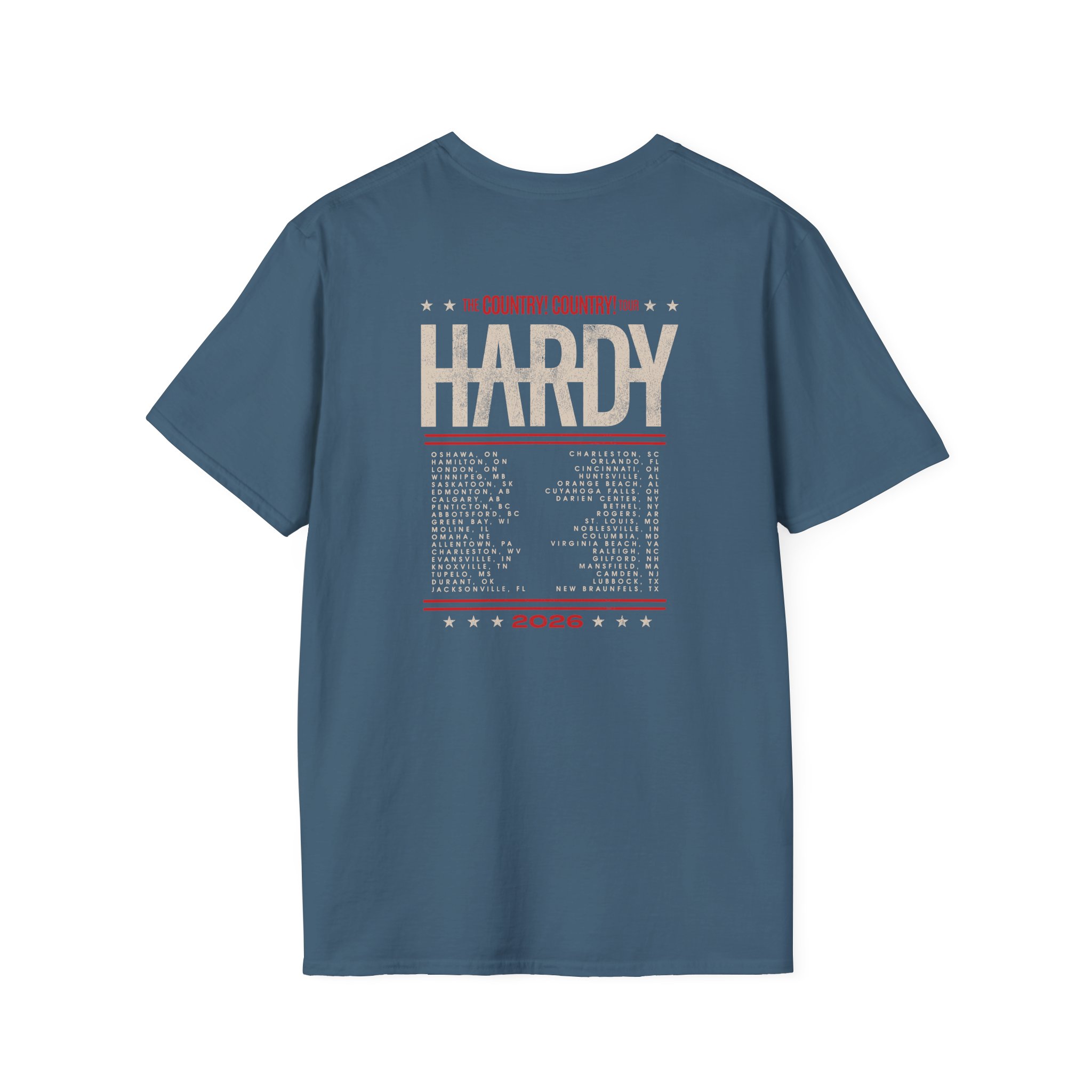 Hd Country! Country! Photo Tour Unisex Softstyle T-Shirt - Image 6