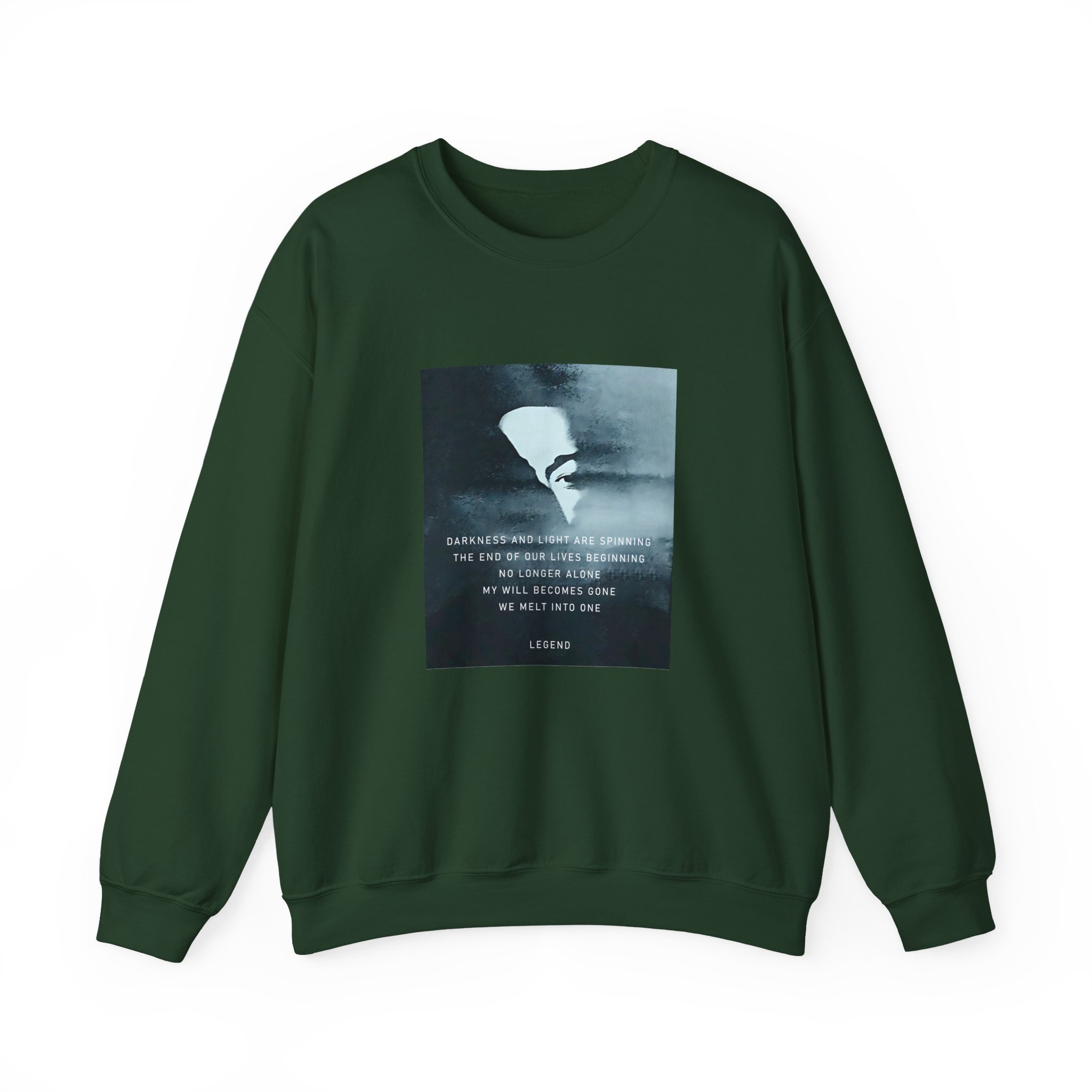John Legend Darkness Lyrics Unisex Heavy Blend™ Crewneck Sweatshirt - Image 11