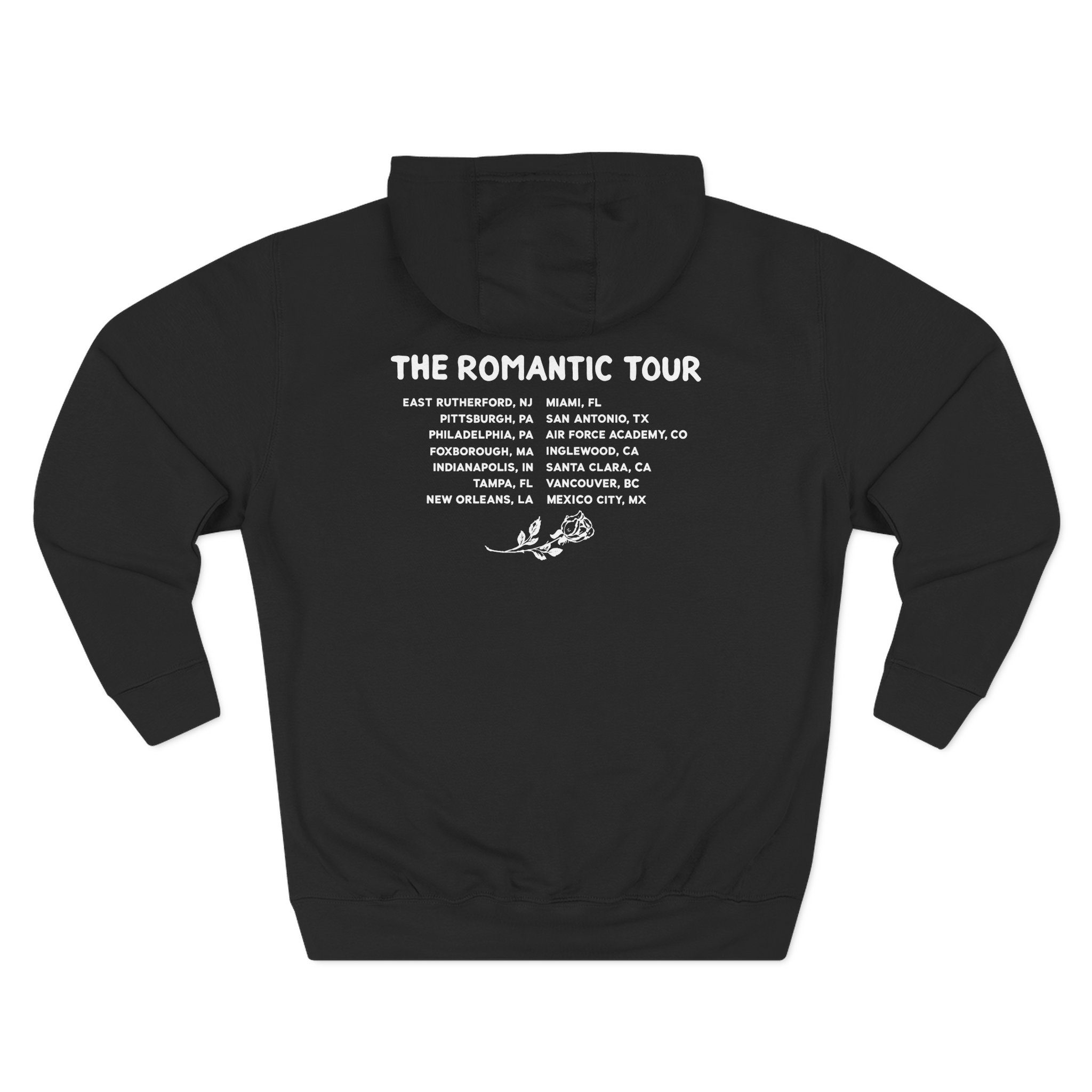 Bruno Mars the Romantic Tour Three-Panel Fleece Hoodie - Image 2