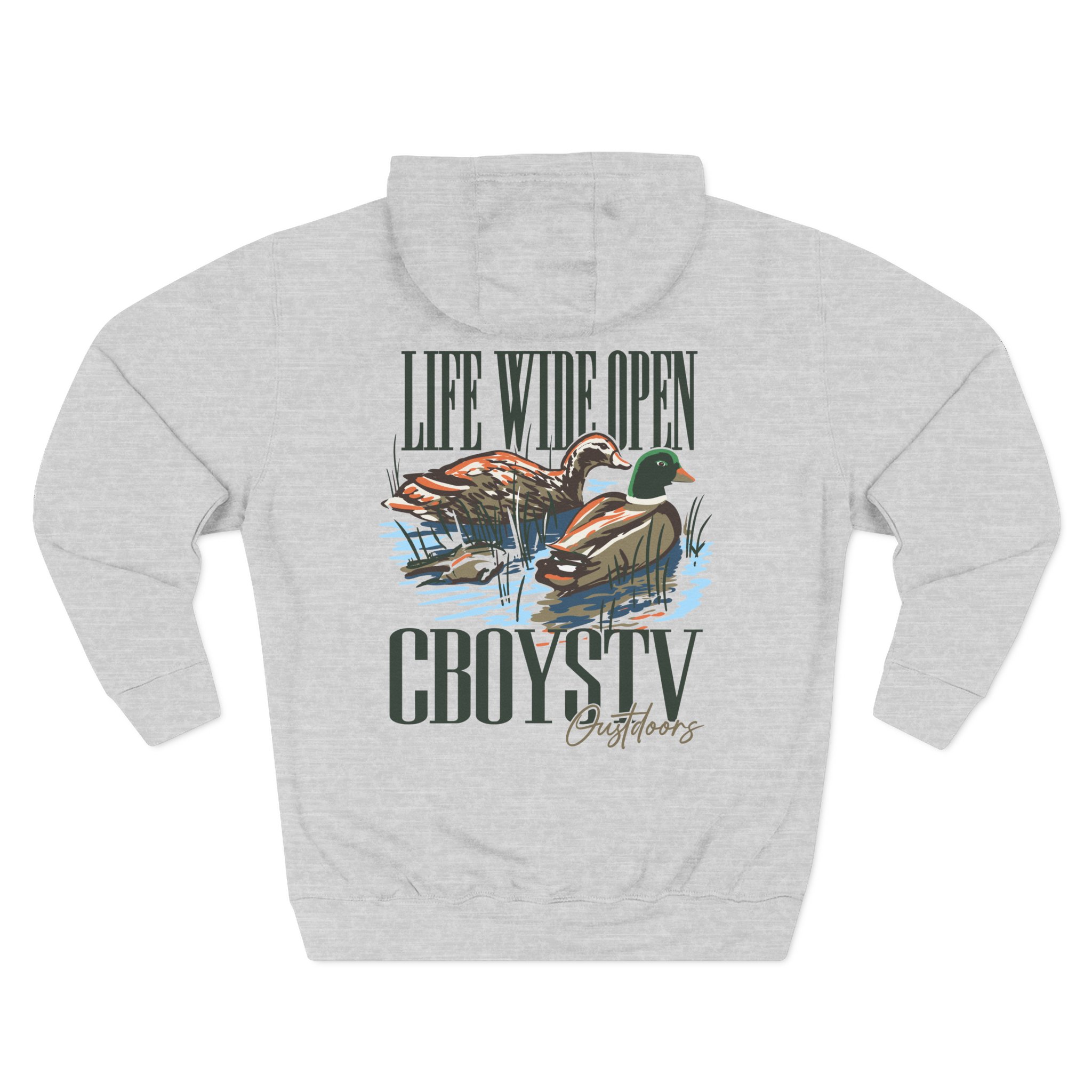 Cboystv Mallard Three-Panel Fleece Hoodie - Image 4