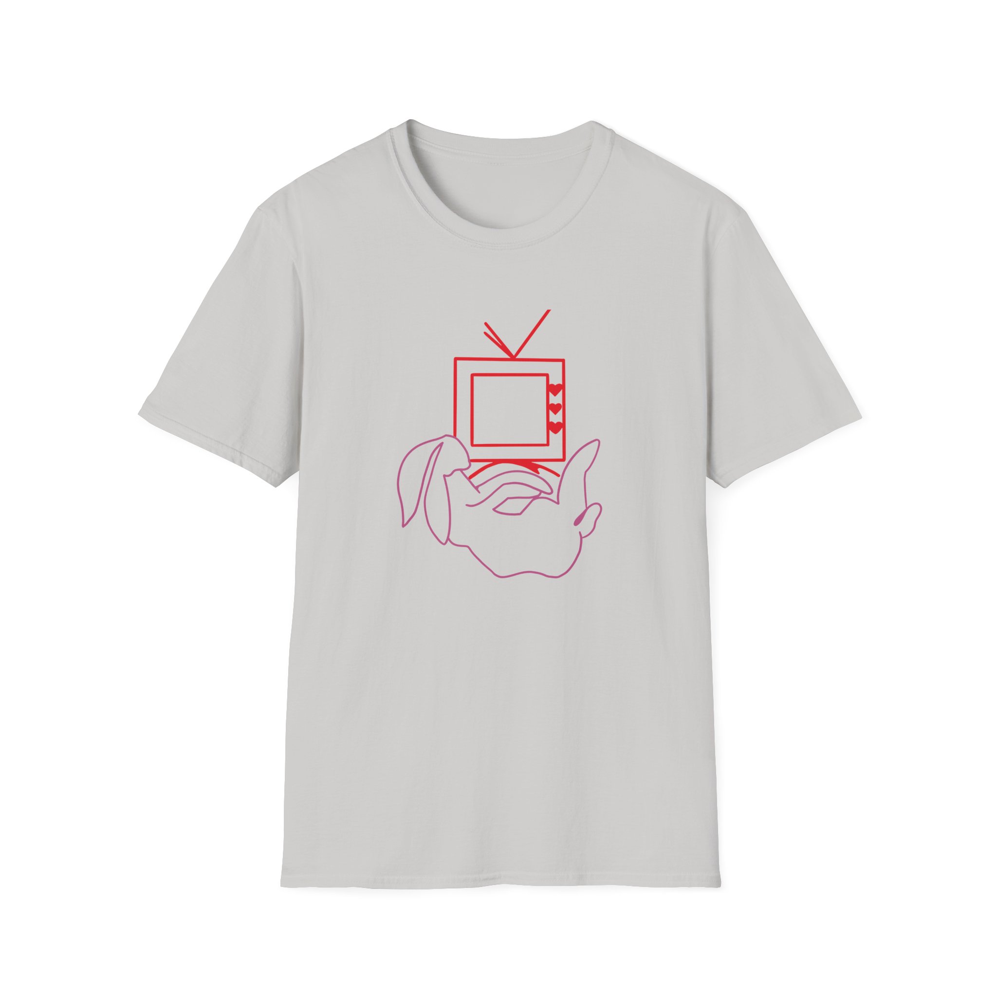 Love on Tour Harry Styles Bunny Tv Unisex Softstyle T-Shirt - Image 5