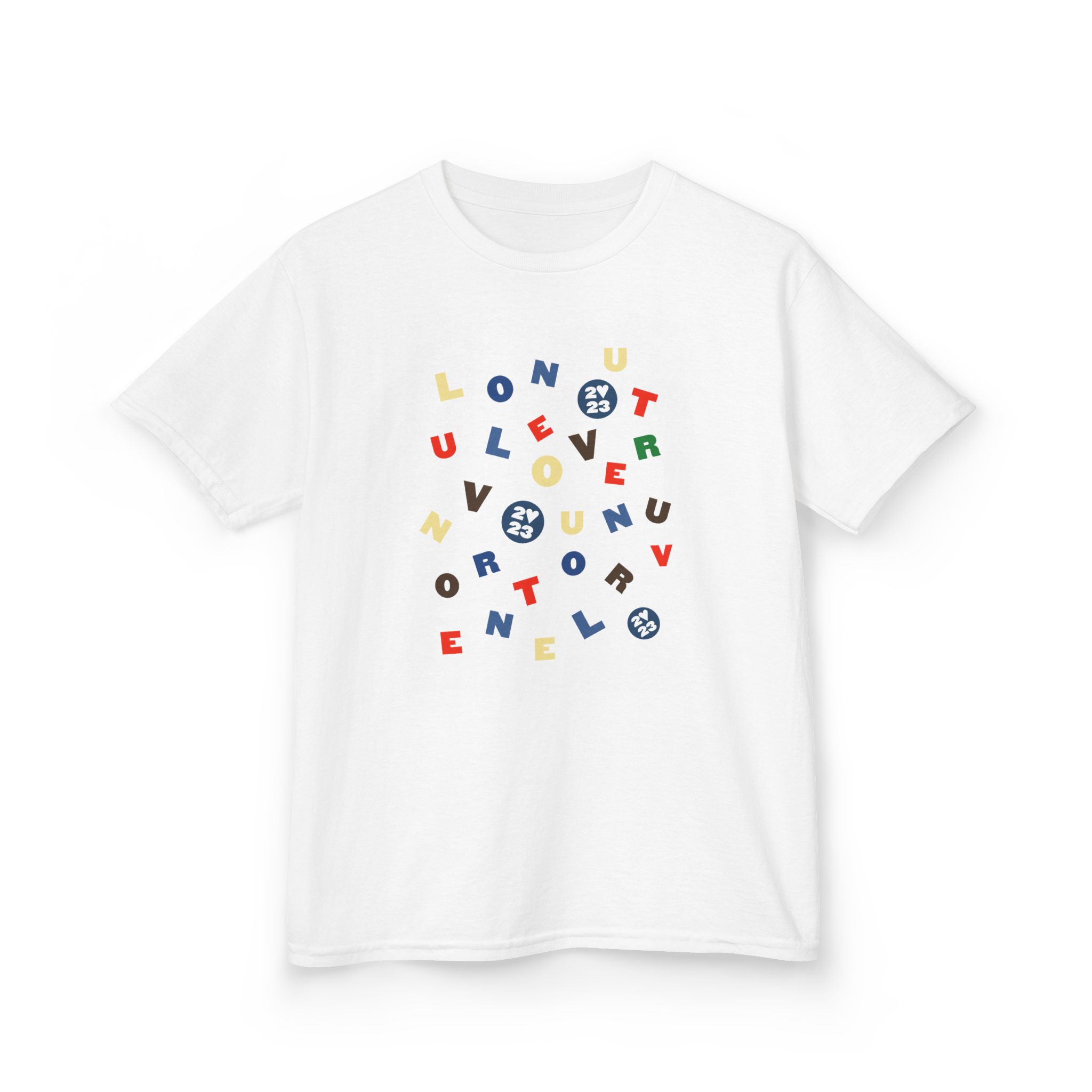 Love on Tour Letras Kids Heavy Cotton™ Tee