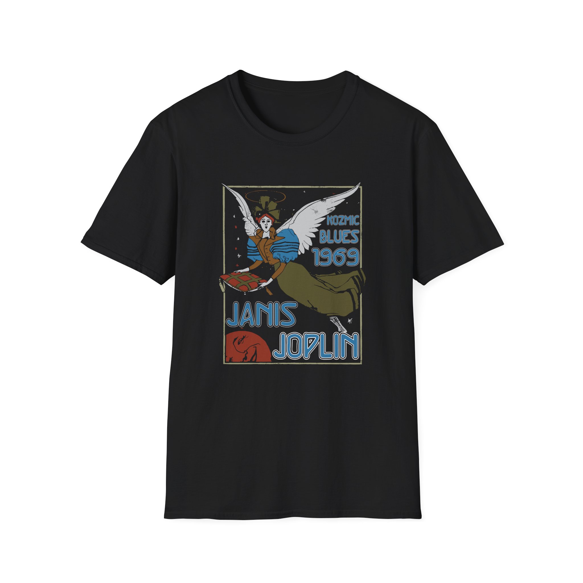 Janis Joplin Kozmic Blues 1969 Unisex Softstyle T-shirt
