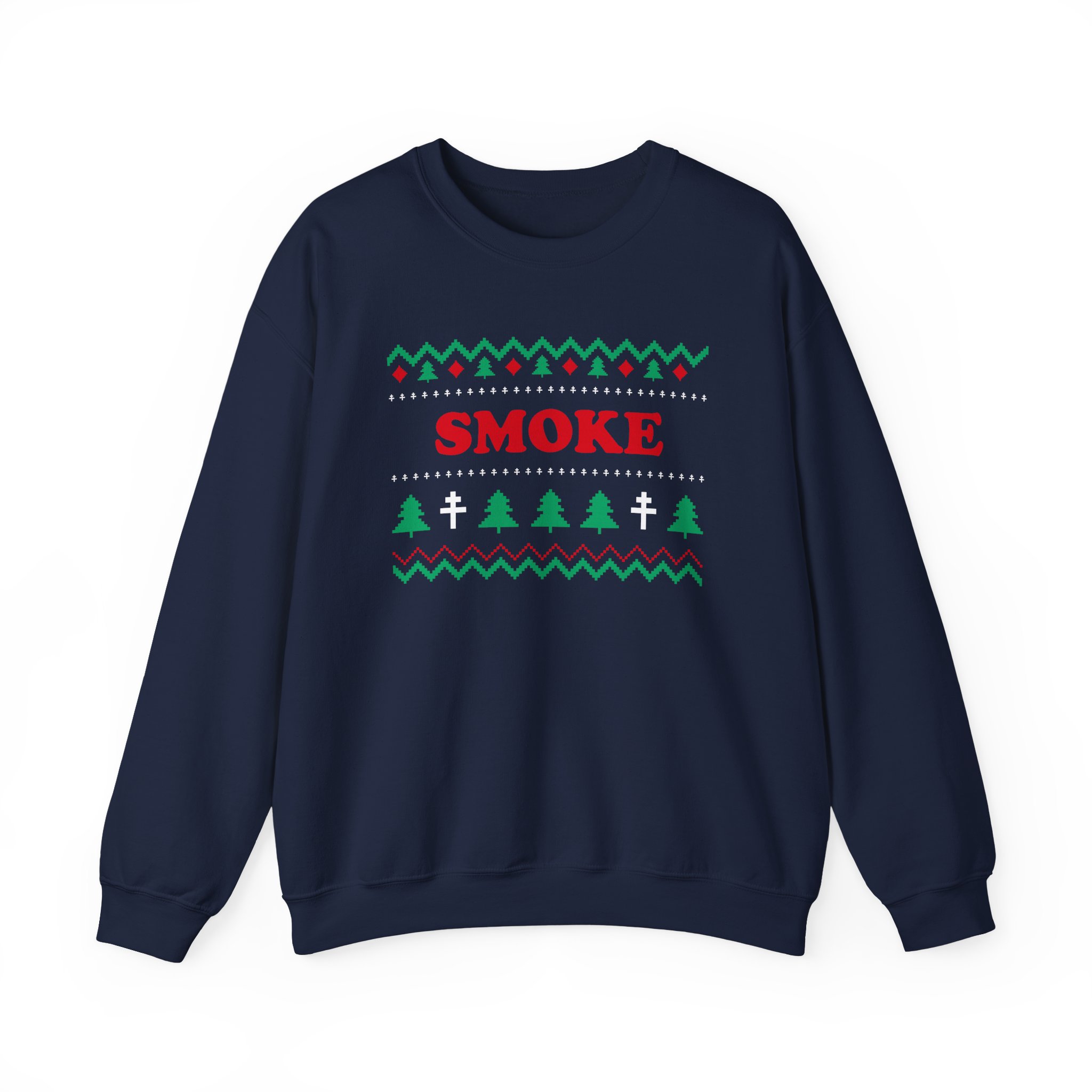 Smoke Unisex Heavy Blend™ Crewneck Sweatshirt - Image 7