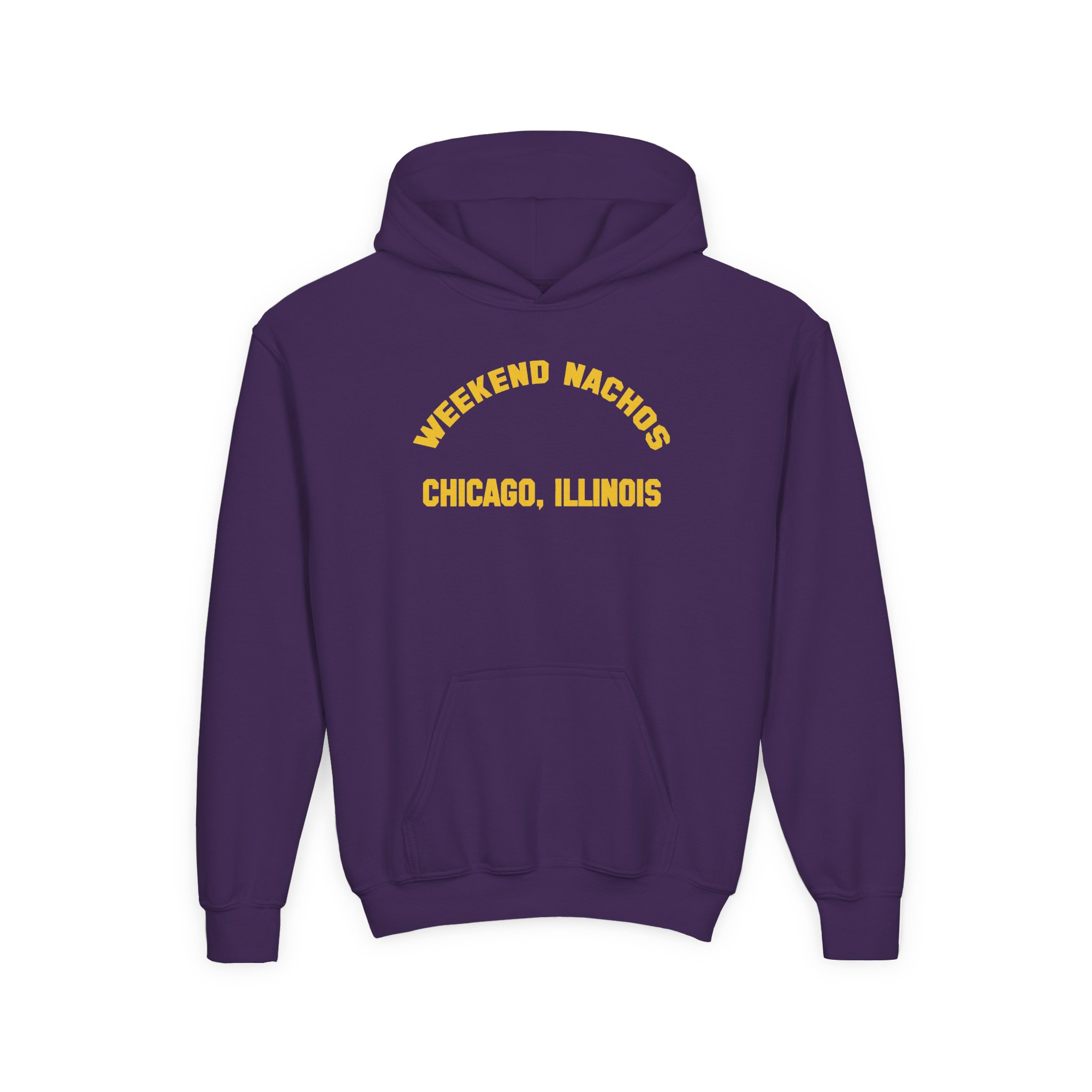 Youth Weekend Nachos Watch You Suffer Heavy Blend Hooded Sweatshirt - Image 11
