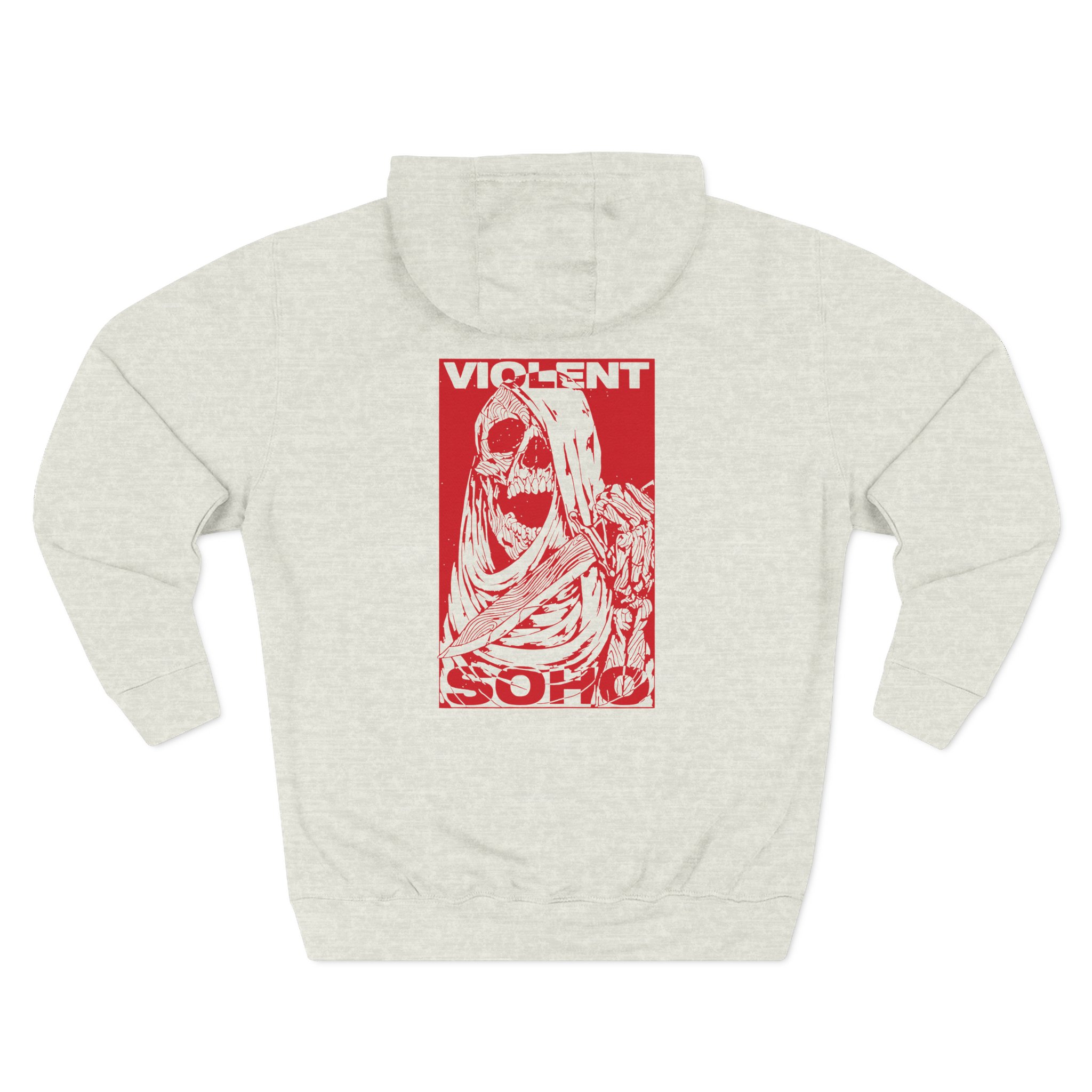 Violent Soho Skull Three-Panel Fleece Hoodie - Image 10