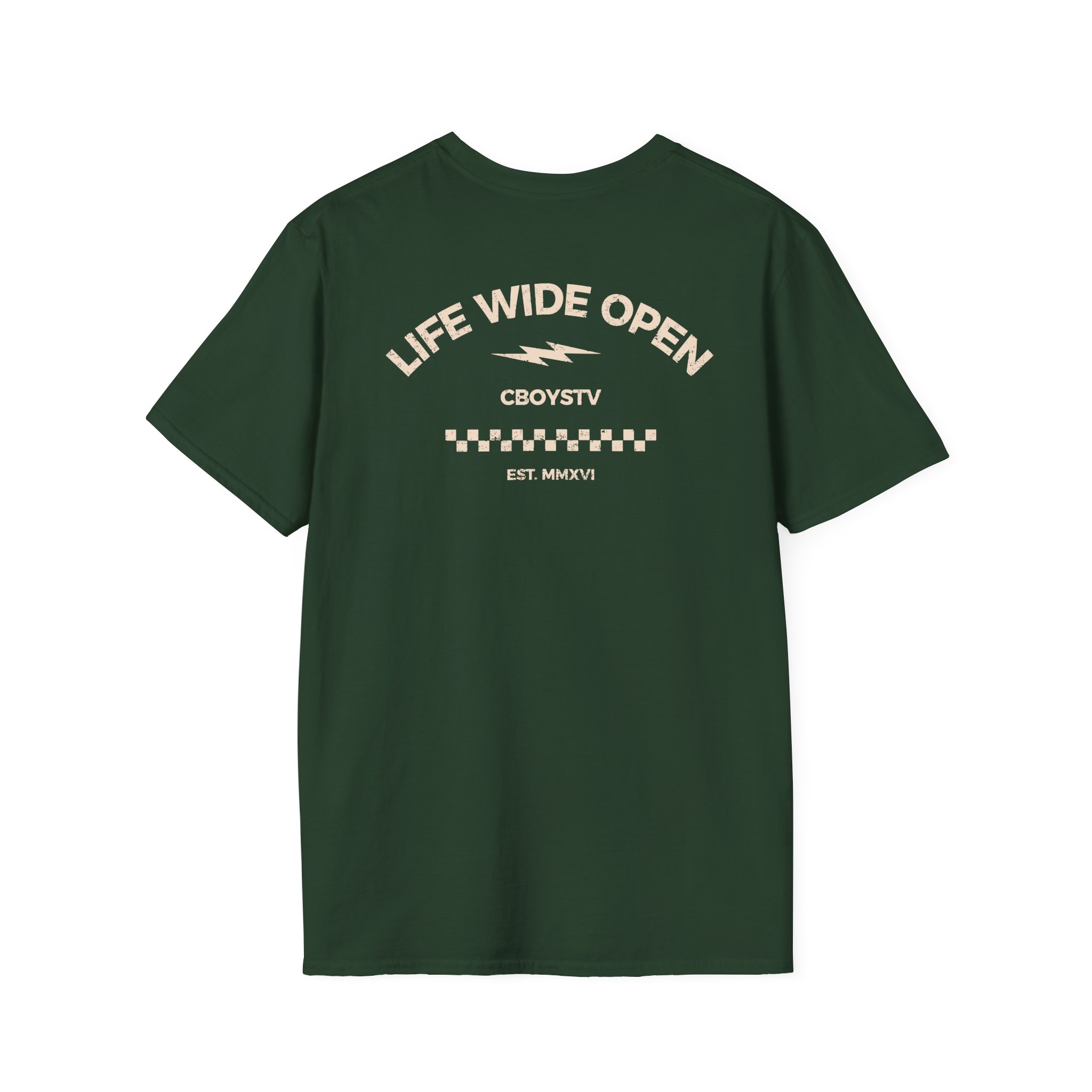 Cboystv Checkered Tournament Unisex Softstyle T-Shirt - Image 10