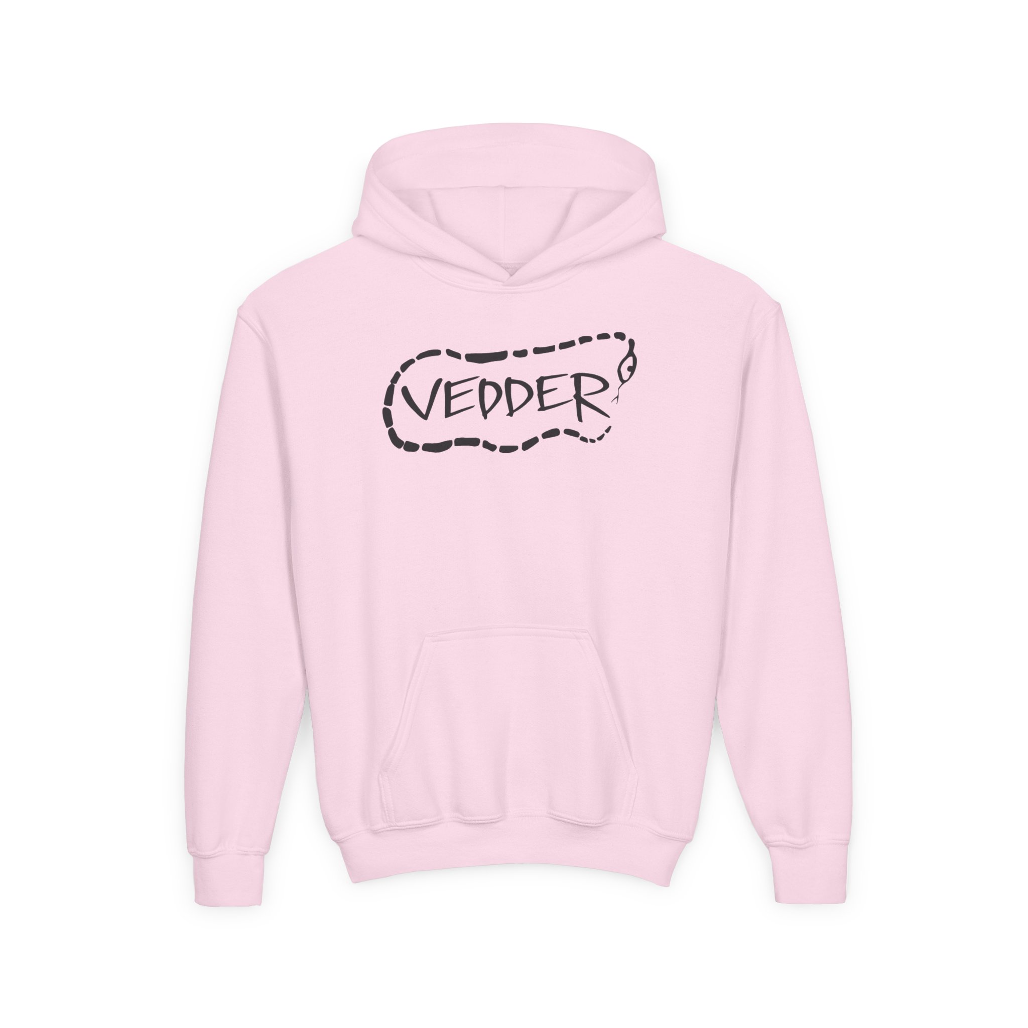 Eddie Vedder Stencil Snake Youth Heavy Blend Hooded Sweatshirt - Image 13