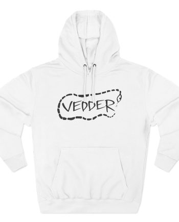 Eddie Vedder Stencil Snake Three-Panel Fleece Hoodie