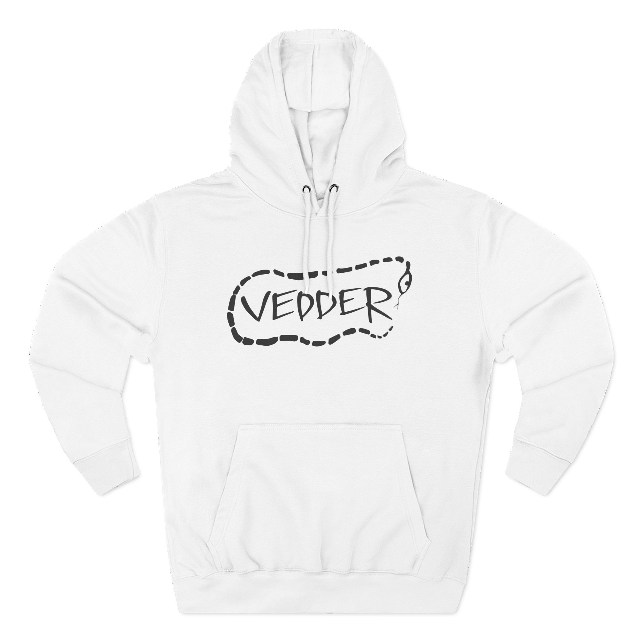 Eddie Vedder Stencil Snake Three-Panel Fleece Hoodie