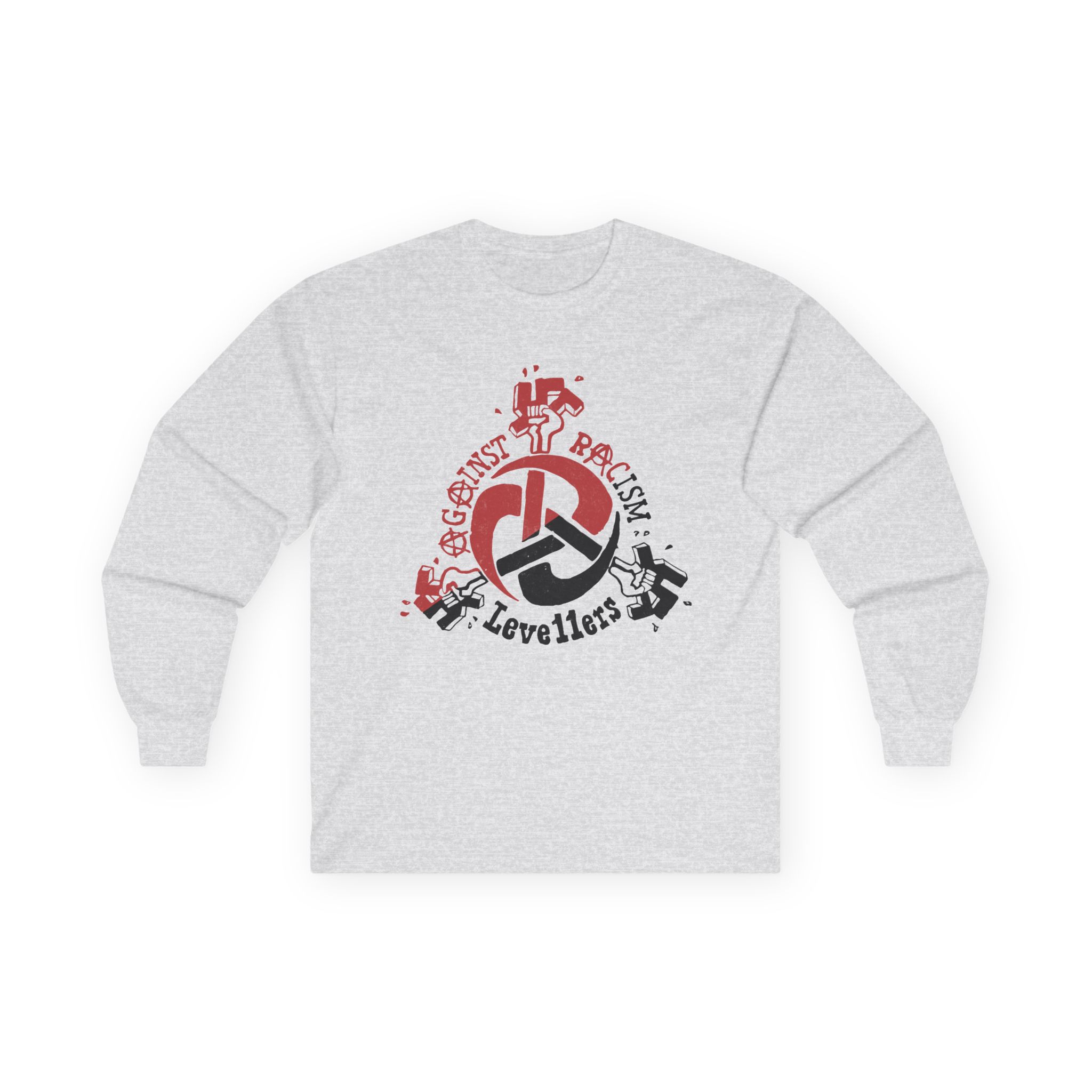 Levellers Against Racism Unisex Ultra Cotton Long Sleeve Tee - Image 5