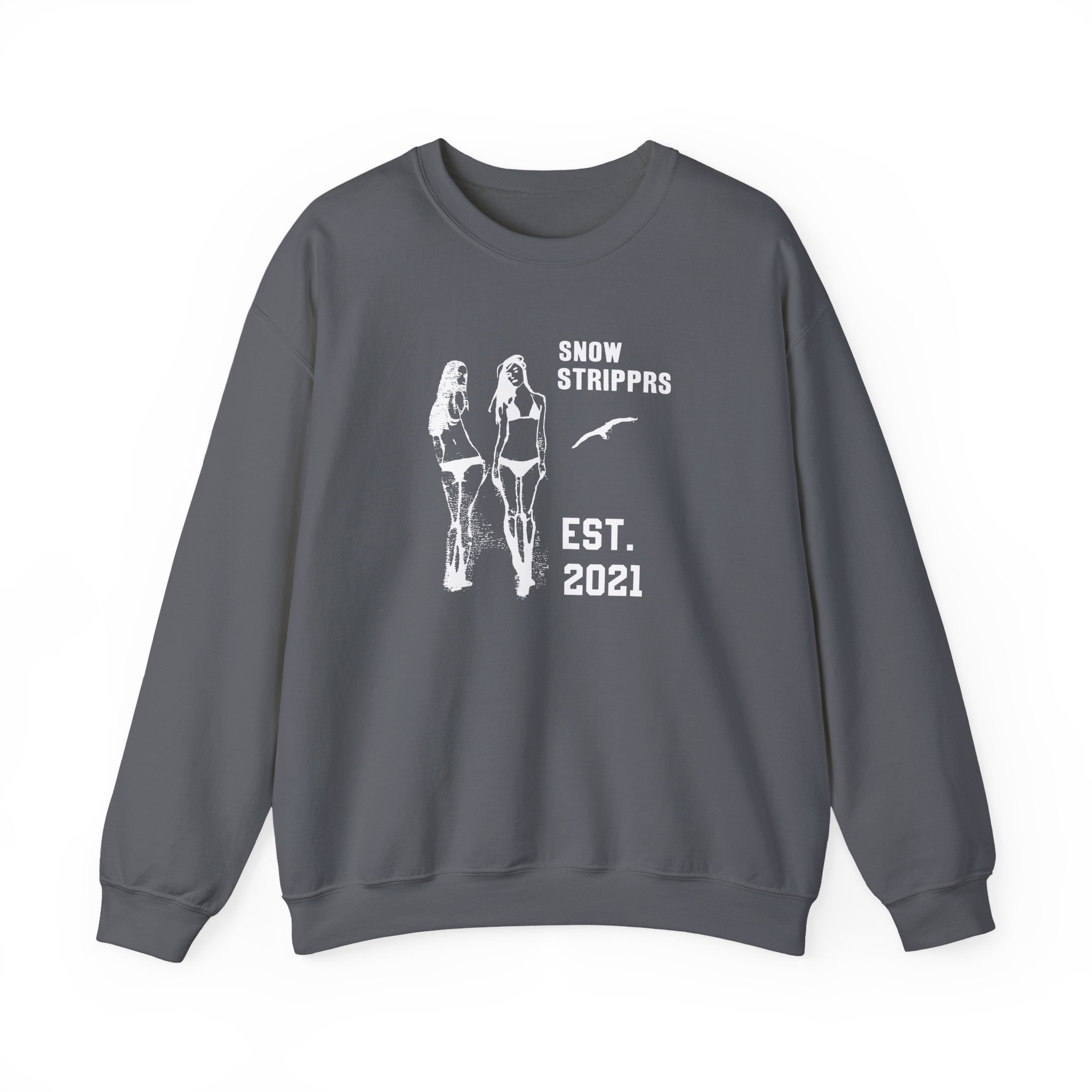 Snow Strippers Unisex Heavy Blend™ Crewneck Sweatshirt - Image 9