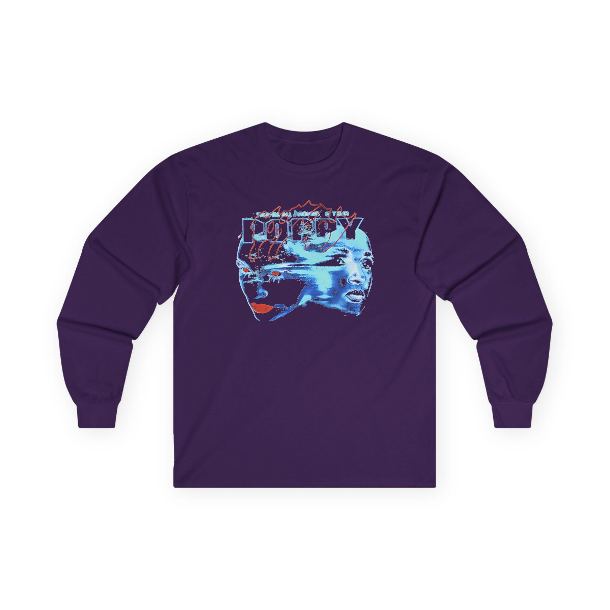 Poppy They Are All Around Us Tour Unisex Ultra Cotton Long Sleeve Tee - Image 7
