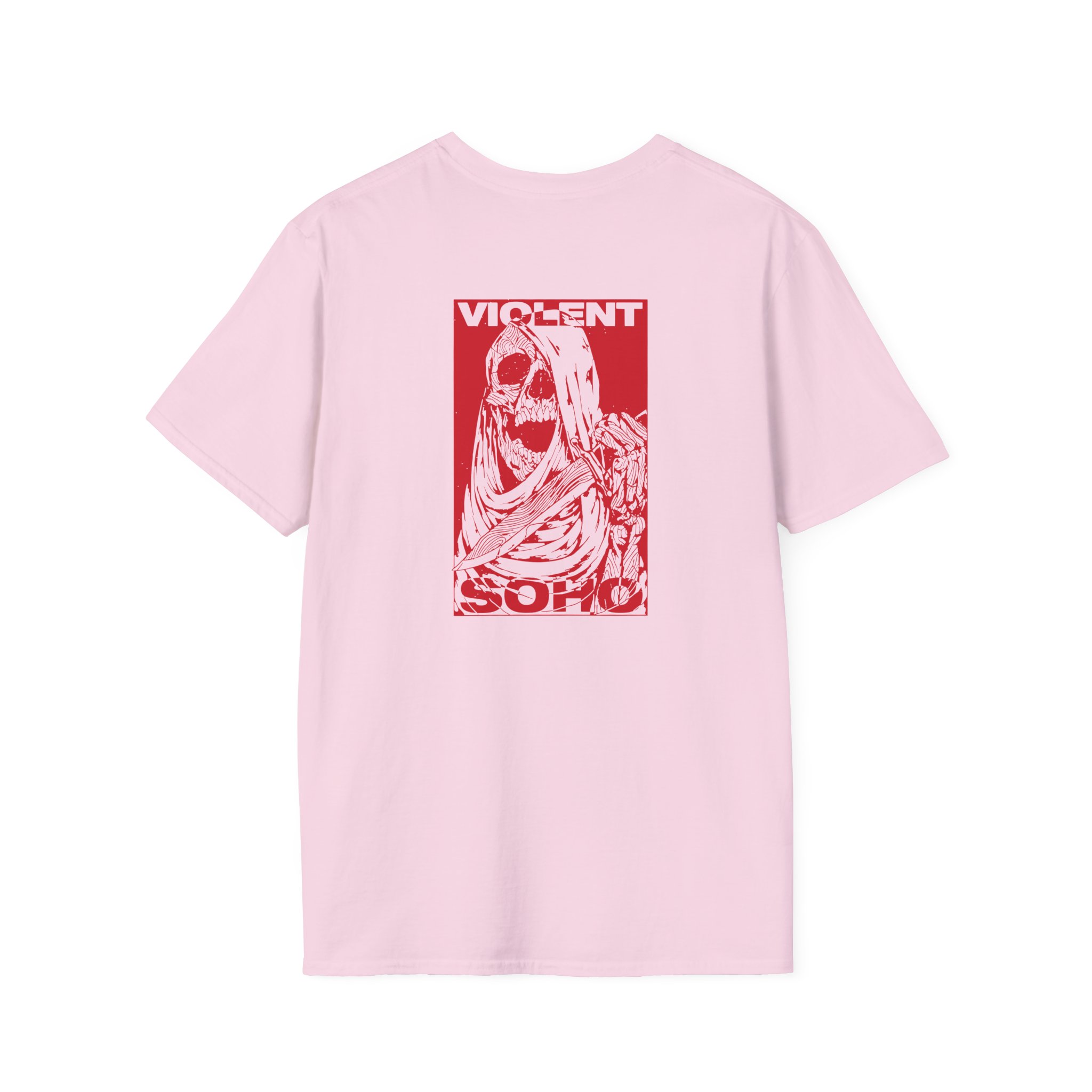 Violent Soho Skull Unisex Softstyle T-Shirt - Image 28