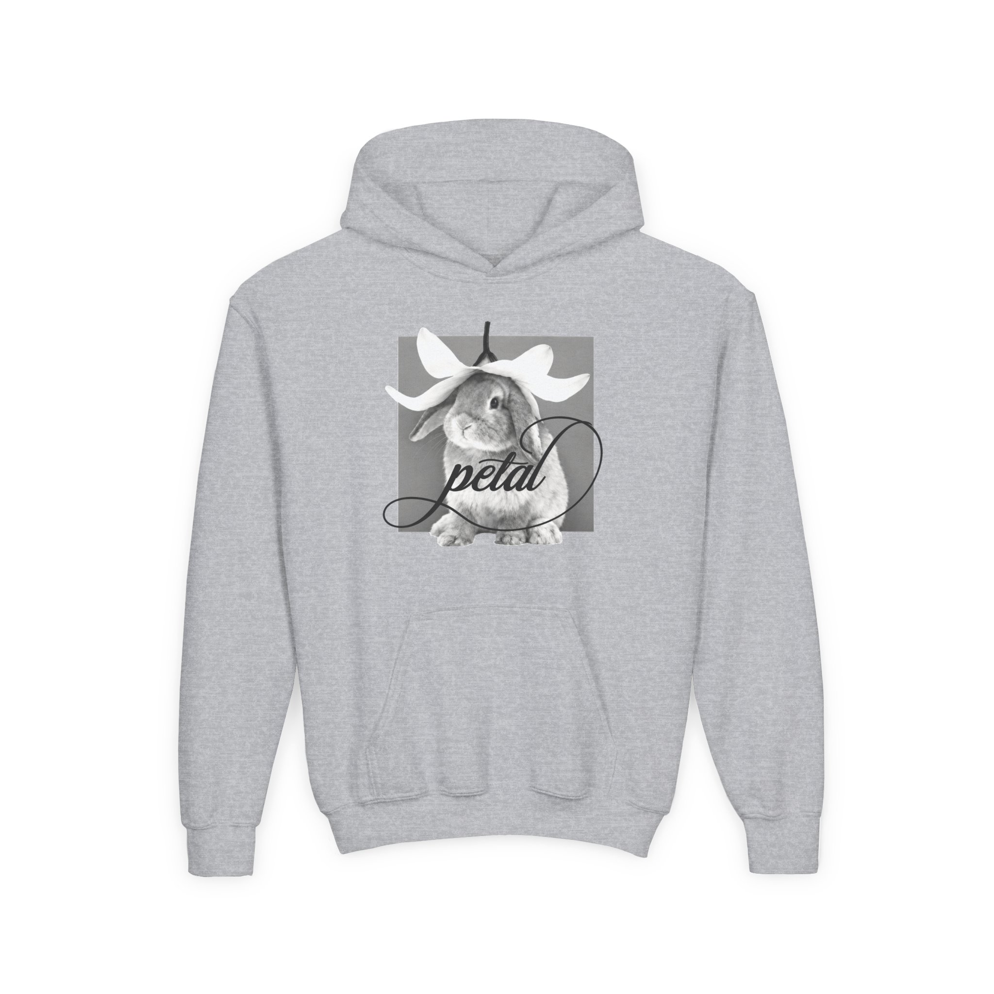 AG Bunny Baby Youth Heavy Blend Hooded Sweatshirt - Image 3