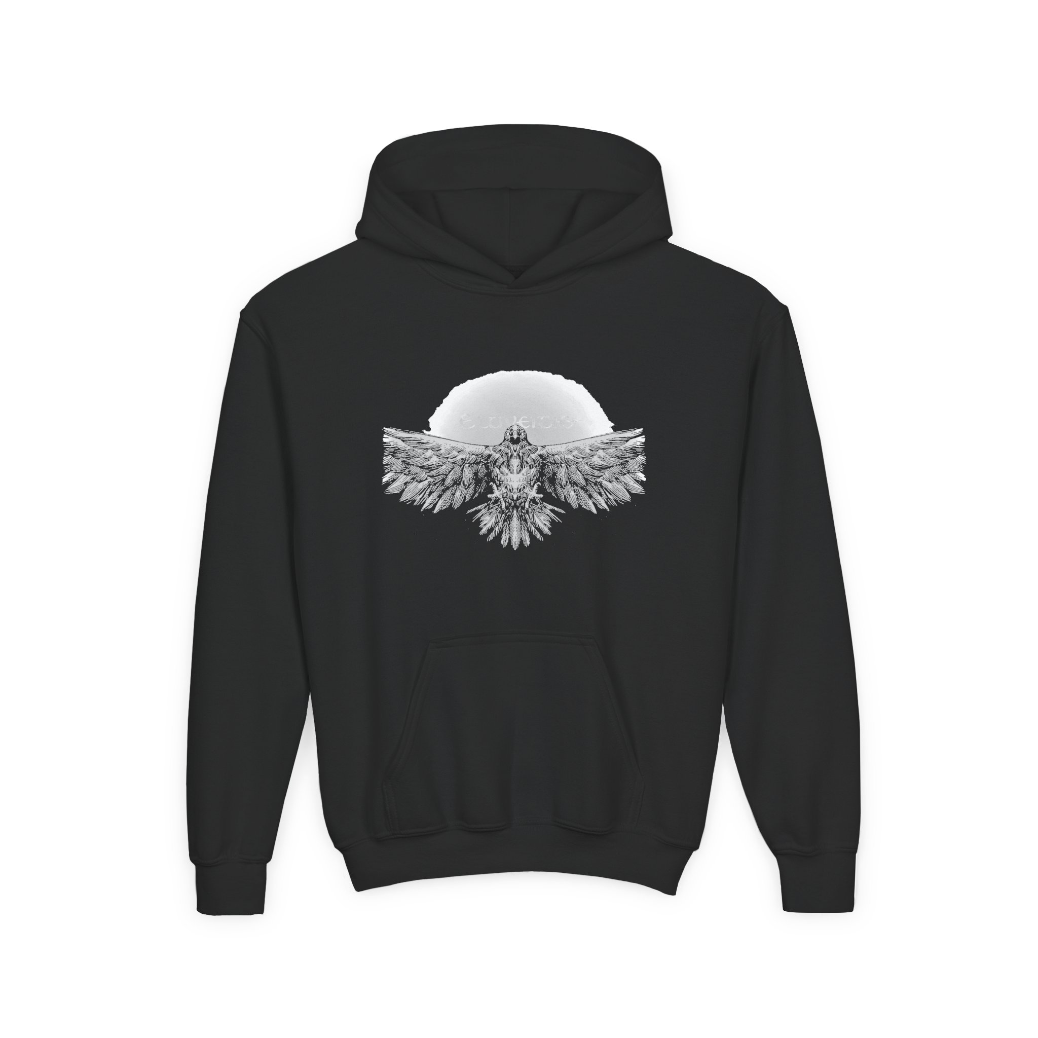 Eluveitie Black Raven Youth Heavy Blend Hooded Sweatshirt