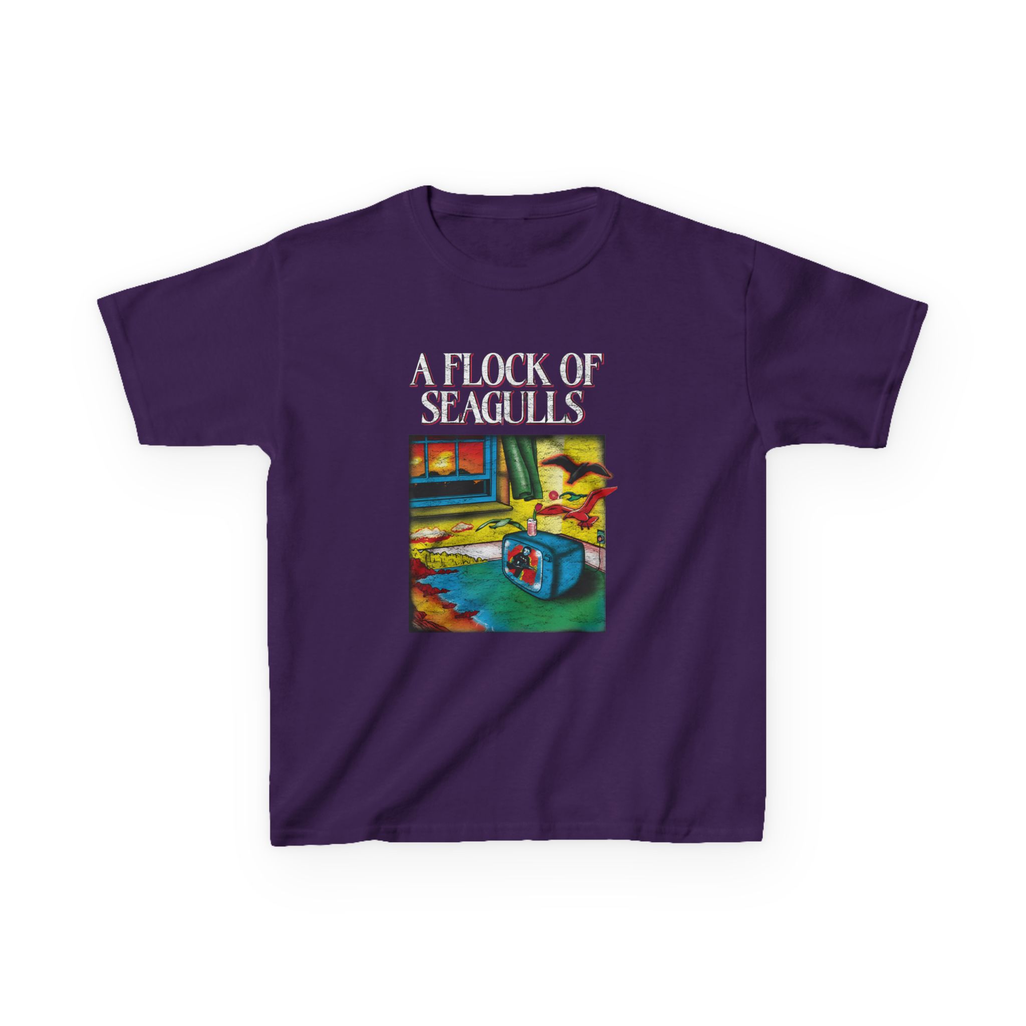 A Flock of Seagulls I Ran Tour Kids Heavy Cotton™ Tee - Image 13
