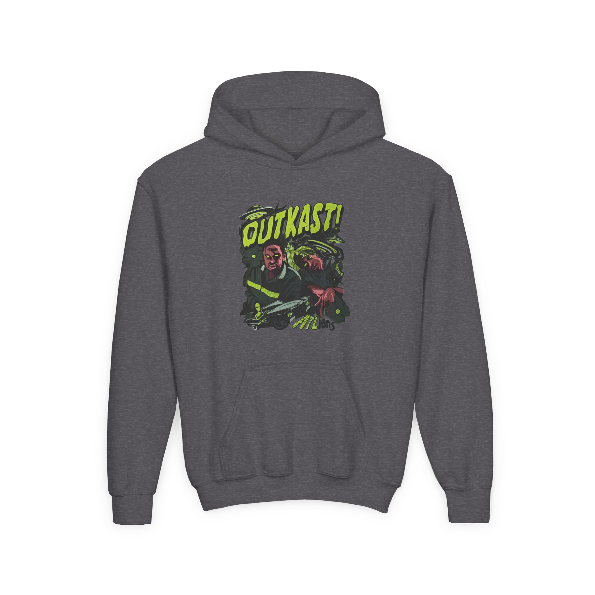Youth Outkast ATLiens Heavy Blend Hooded Sweatshirt - Image 5