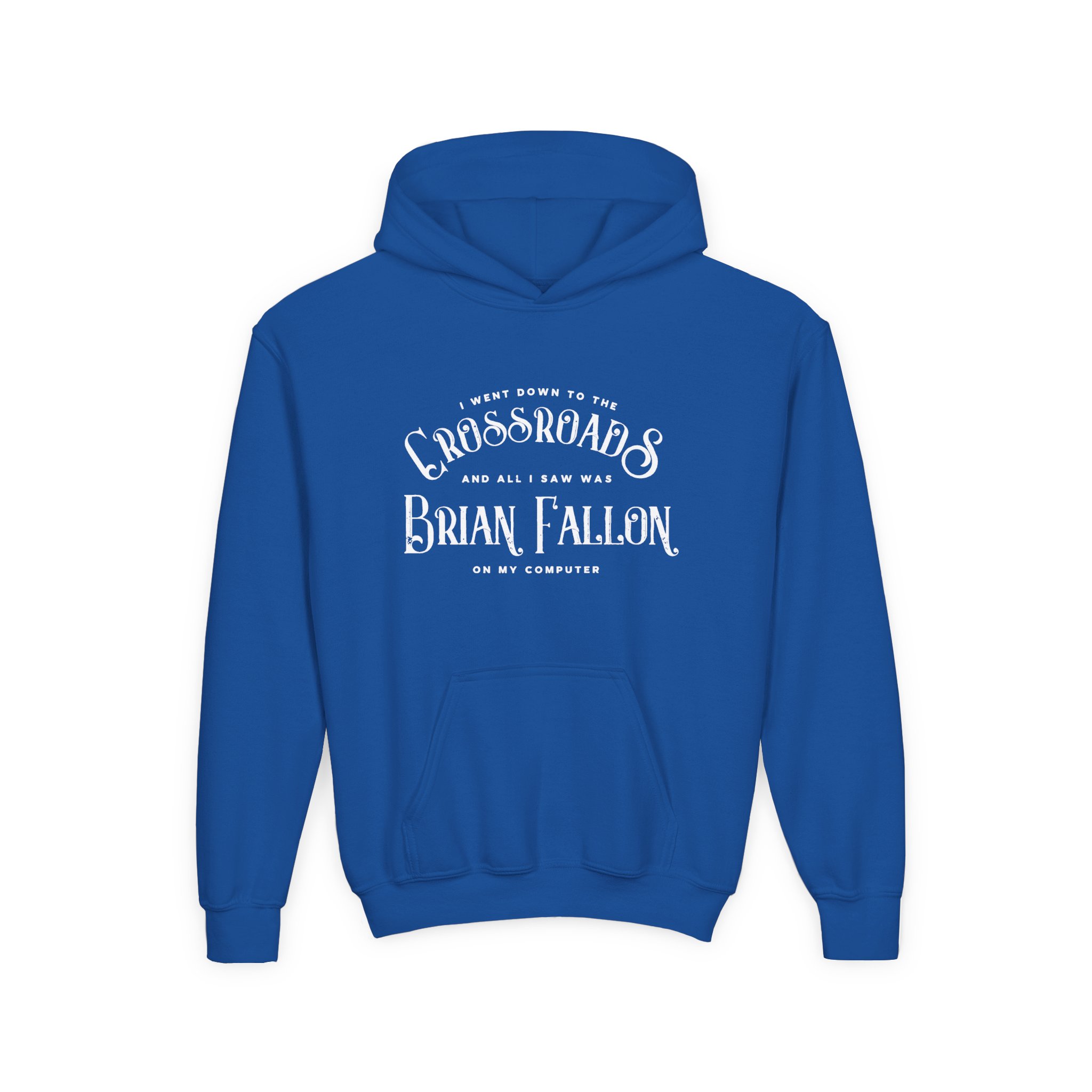 Brian Fallon Crossroads Youth Heavy Blend Hooded Sweatshirt - Image 9