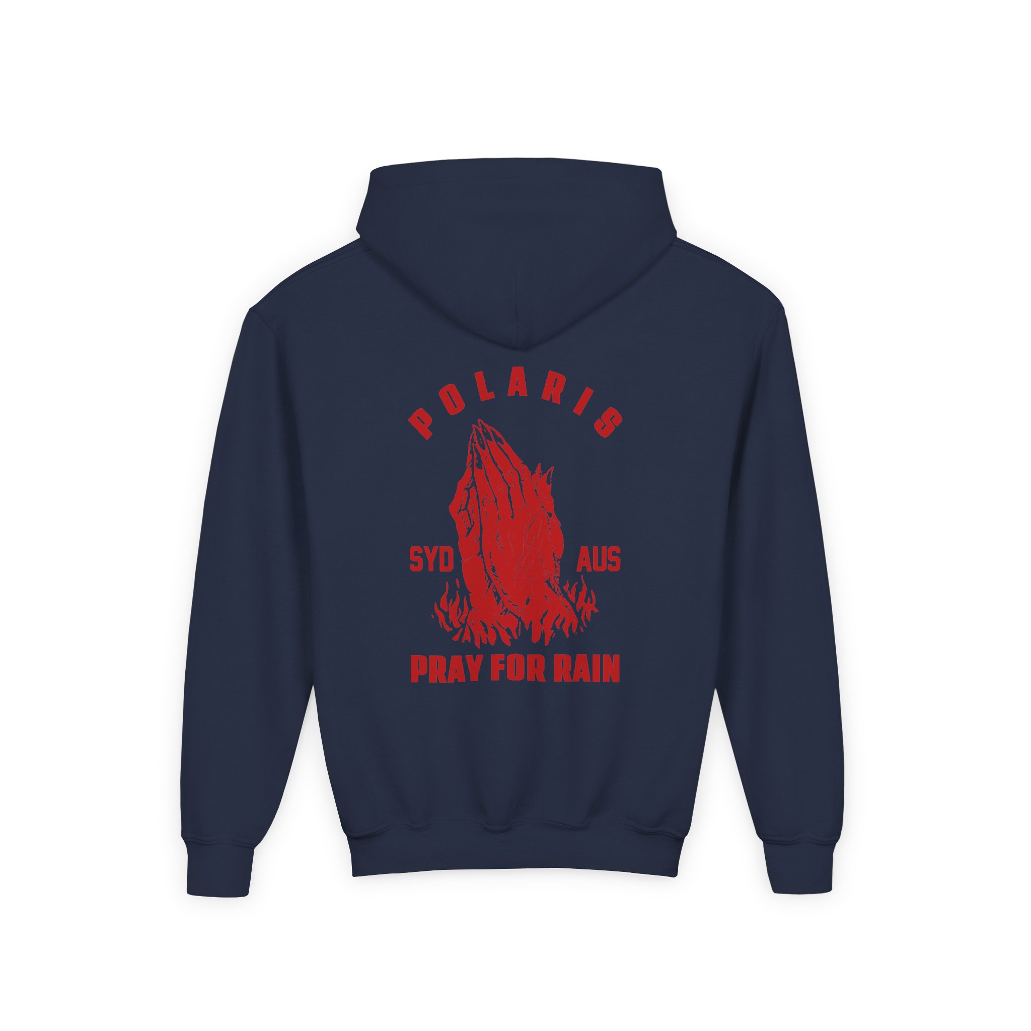 Polaris Pray for Rain Youth Heavy Blend Hooded Sweatshirt - Image 6