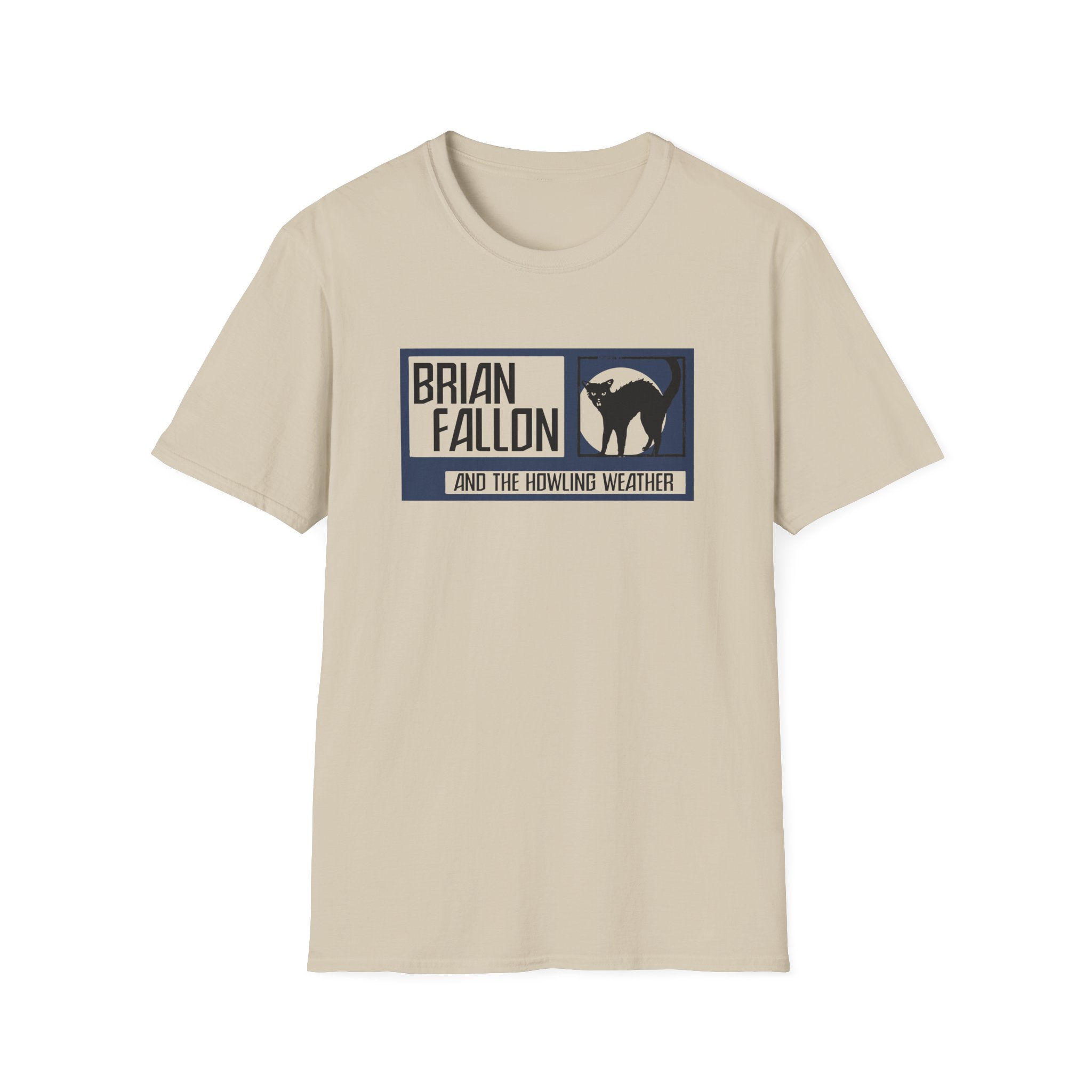 Brian Fallon Cat Unisex Softstyle T-Shirt - Image 3