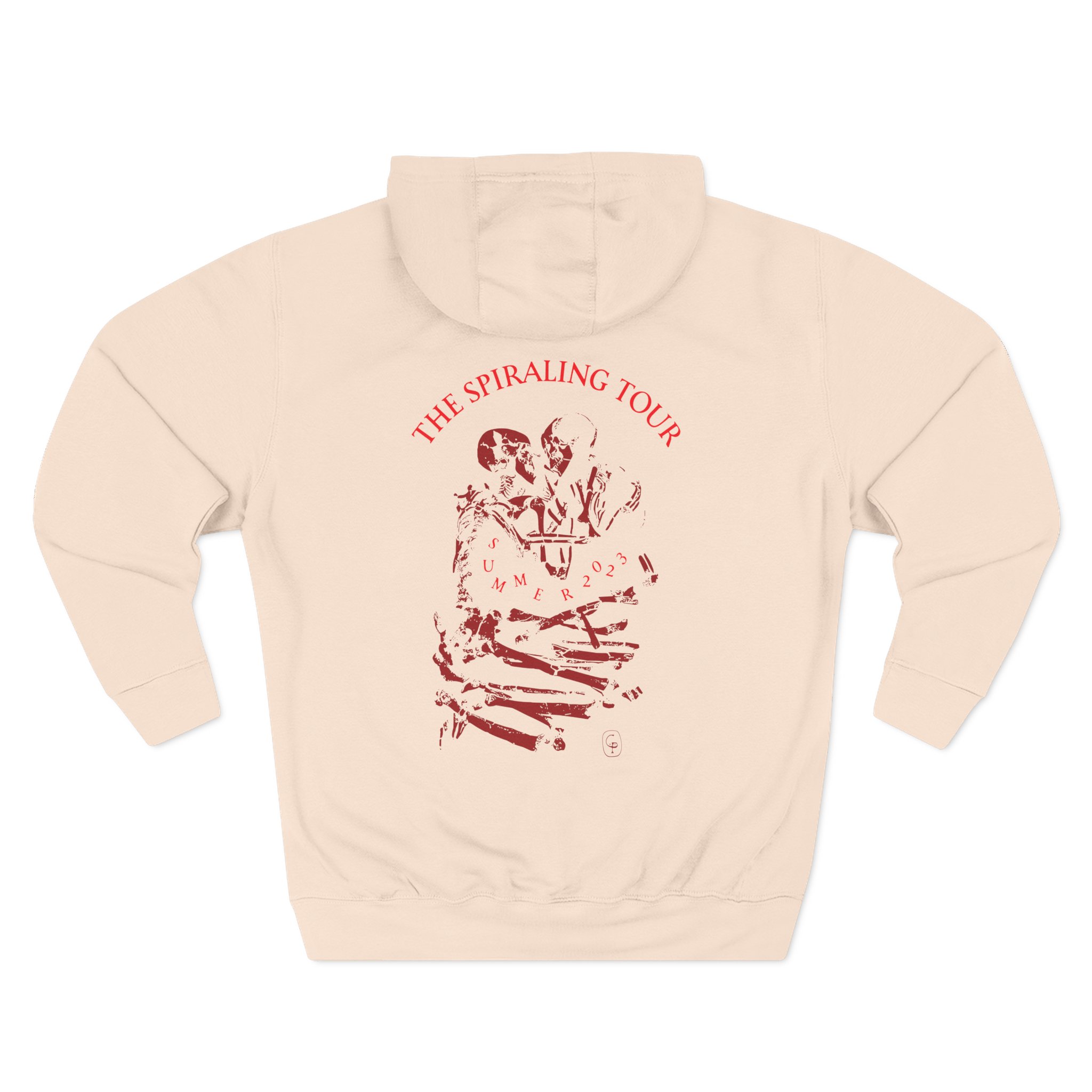 Caroline Polachek Volcano Spiraling Tour Three-Panel Fleece Hoodie - Image 6