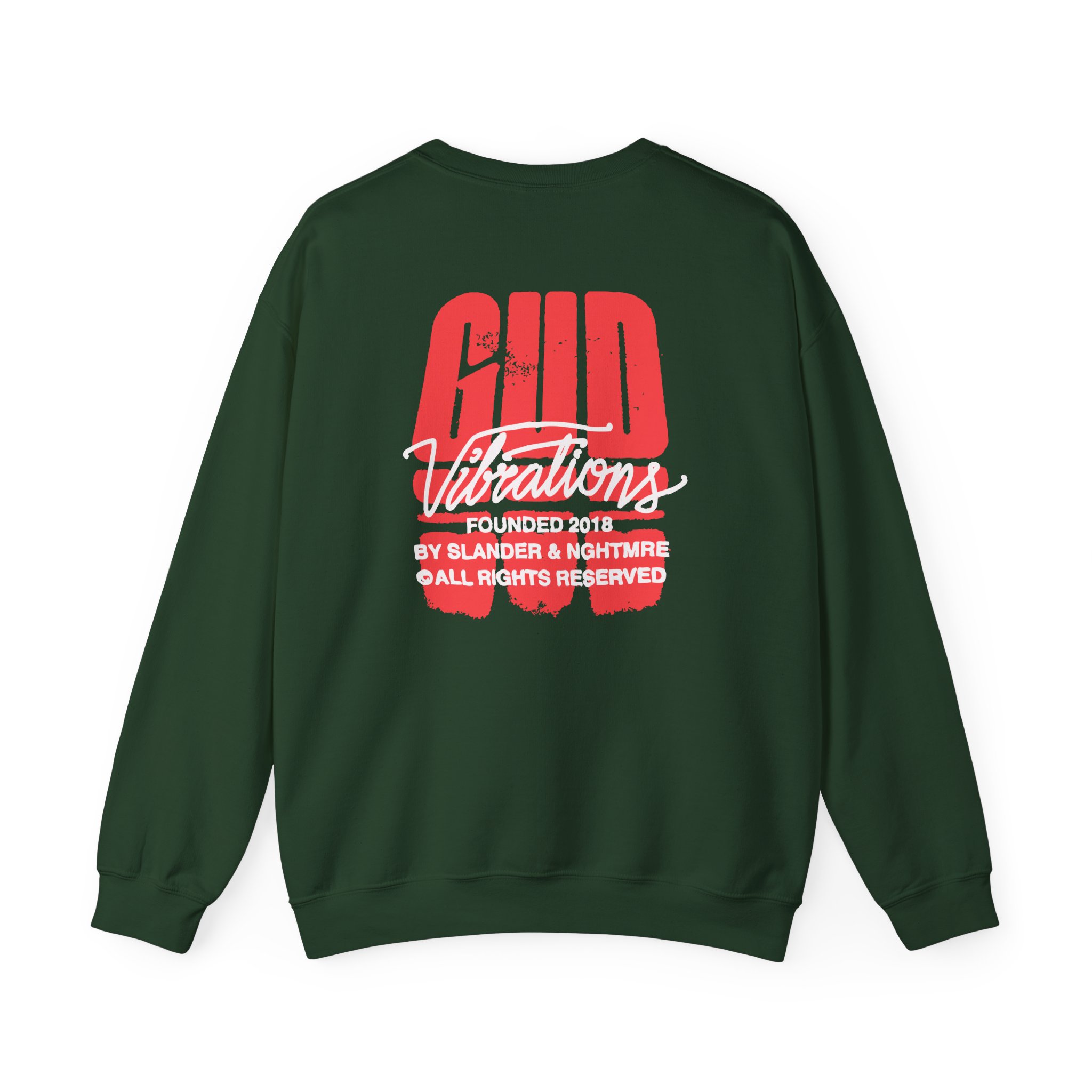 Slander Gud Vibrations Graffiti Unisex Heavy Blend™ Crewneck Sweatshirt - Image 8