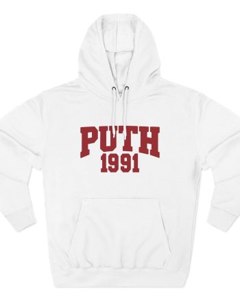 Charlie Puth Puth 1991 Three-Panel Fleece Hoodie