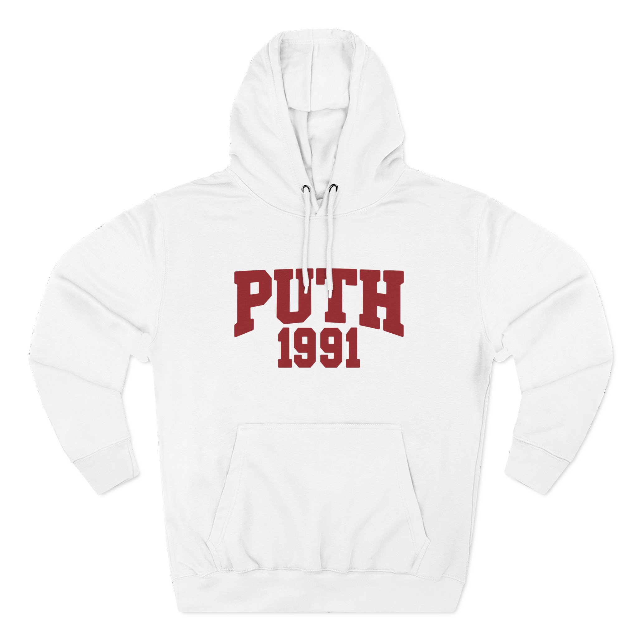 Charlie Puth Puth 1991 Three-Panel Fleece Hoodie