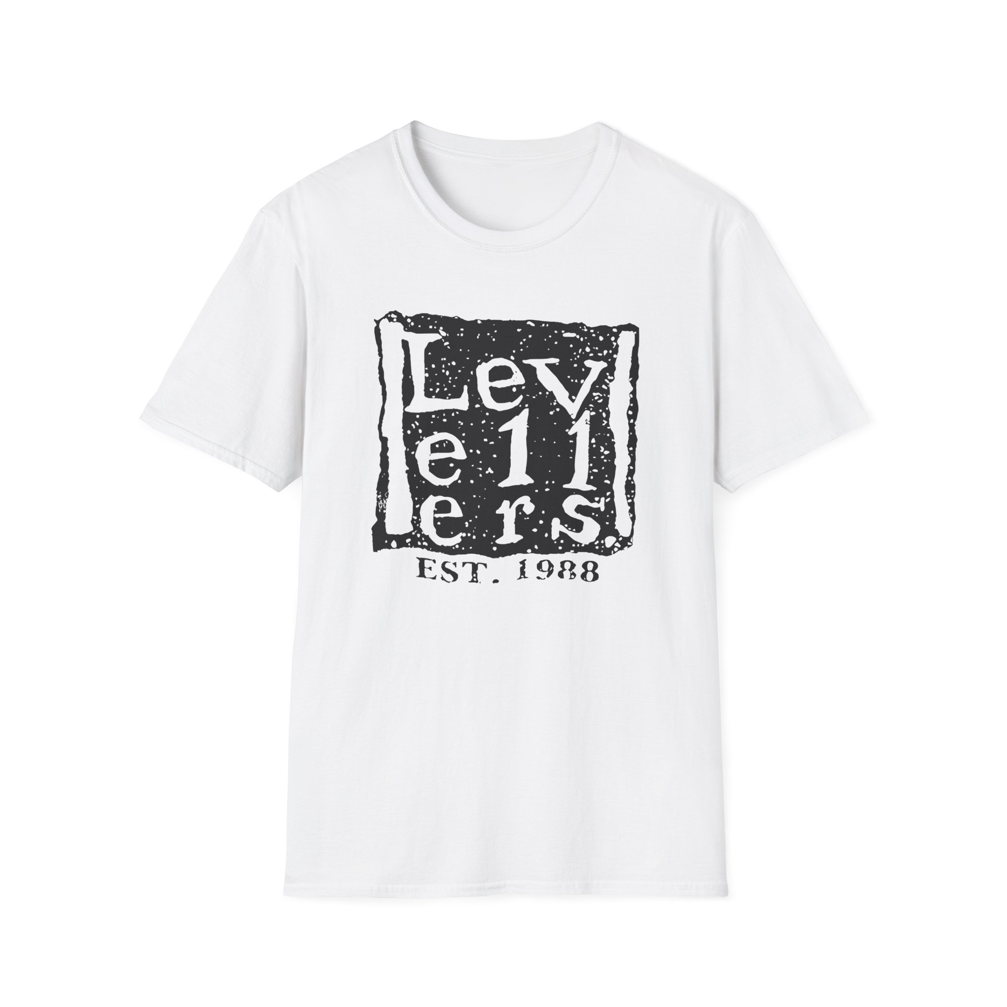 Levellers Logo Unisex Softstyle T-shirt - Image 3